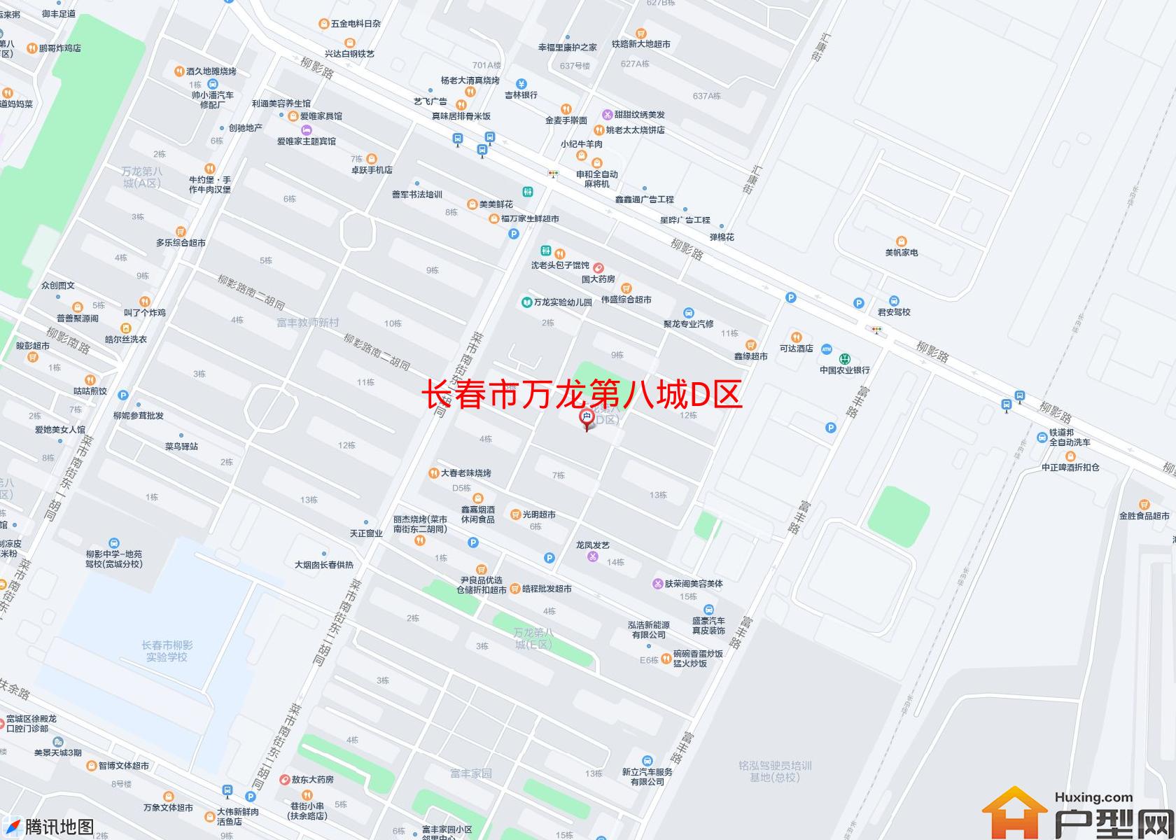万龙第八城D区小区 - 户型网 万龙第八城D区小区 - 户型网
