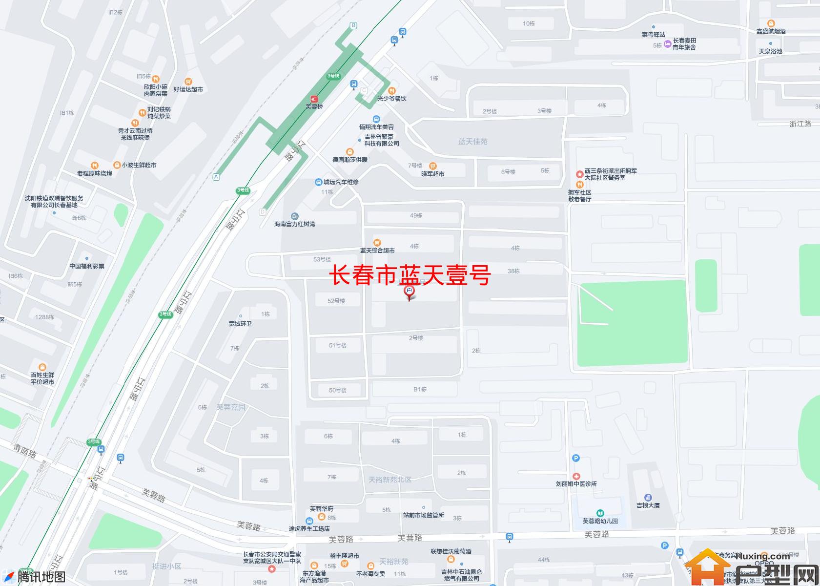 蓝天壹号小区 - 户型网