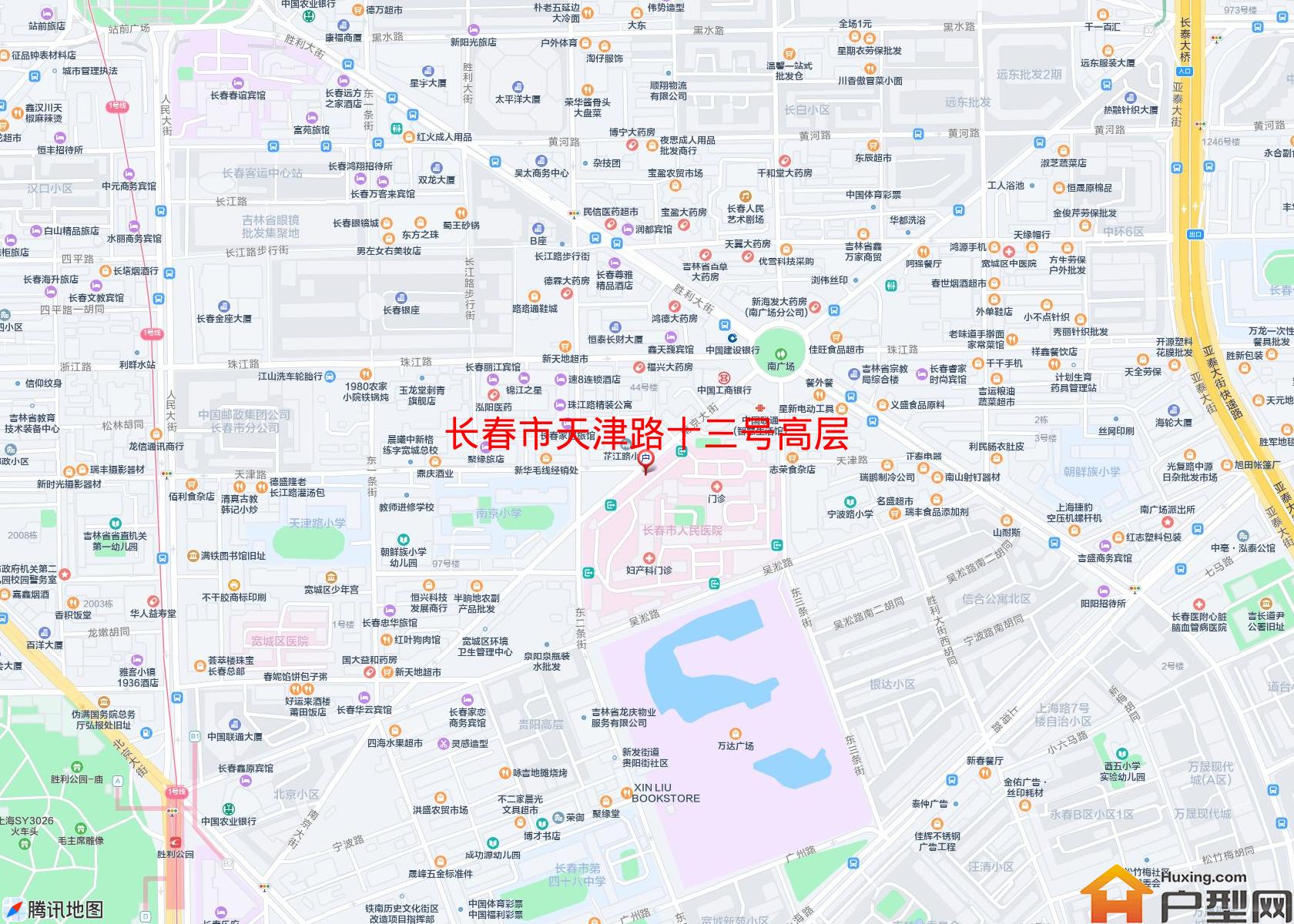 天津路十三号高层小区 - 户型网