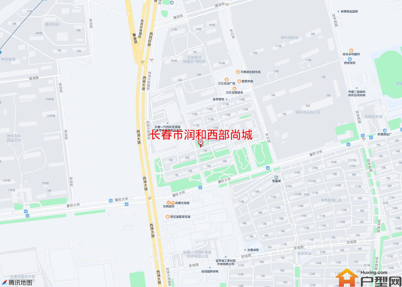 润和西部尚城小区 - 户型网