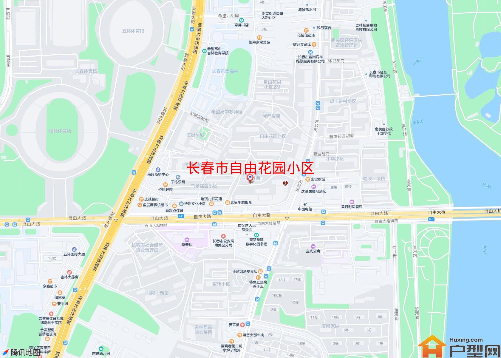 自由花园小区小区 - 户型网