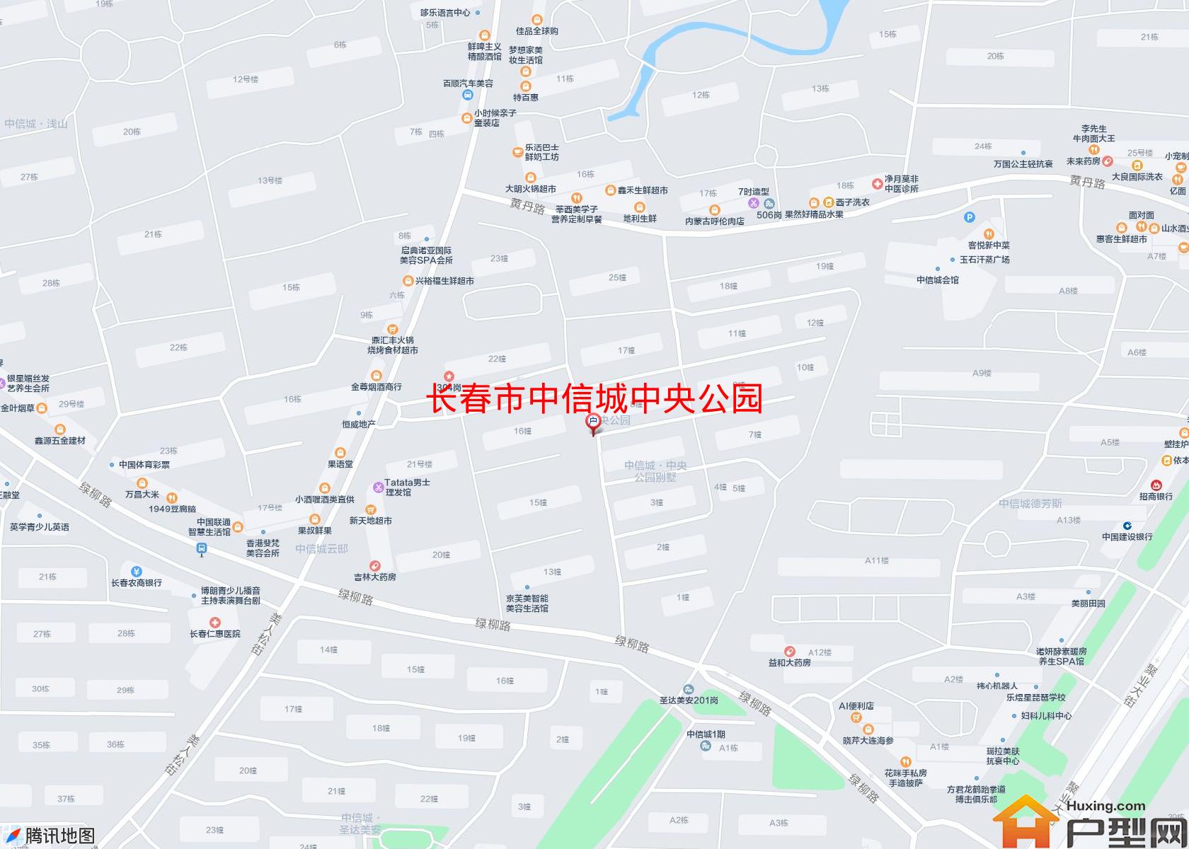 中信城中央公园小区 - 户型网