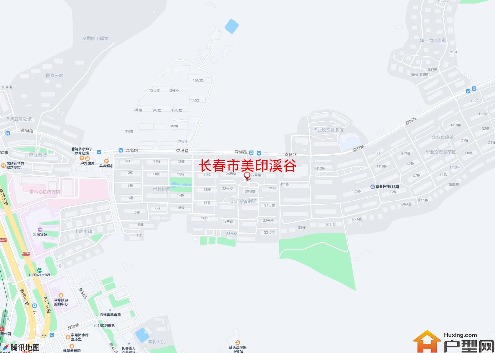 美印溪谷小区 - 户型网