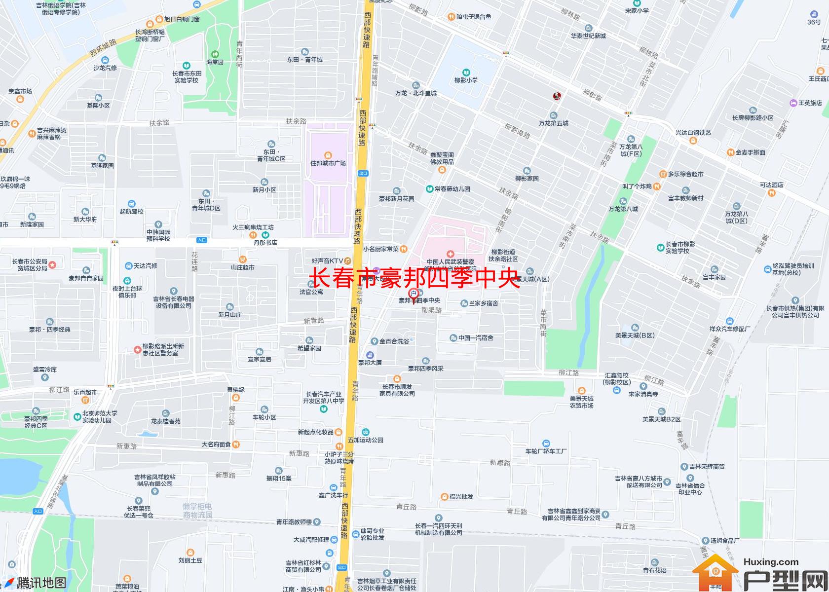 豪邦四季中央小区 - 户型网