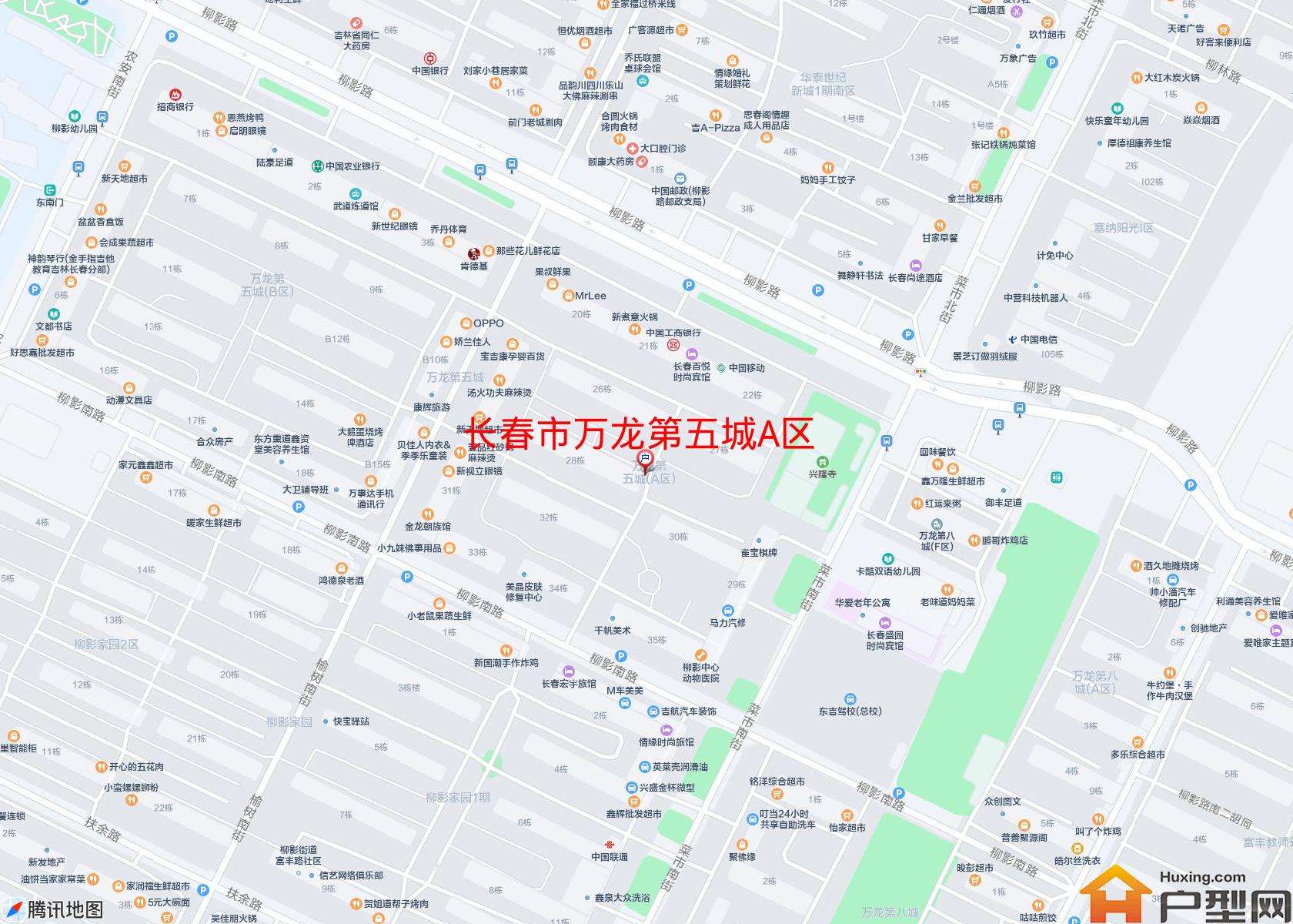 万龙第五城A区小区 - 户型网 万龙第五城A区小区 - 户型网