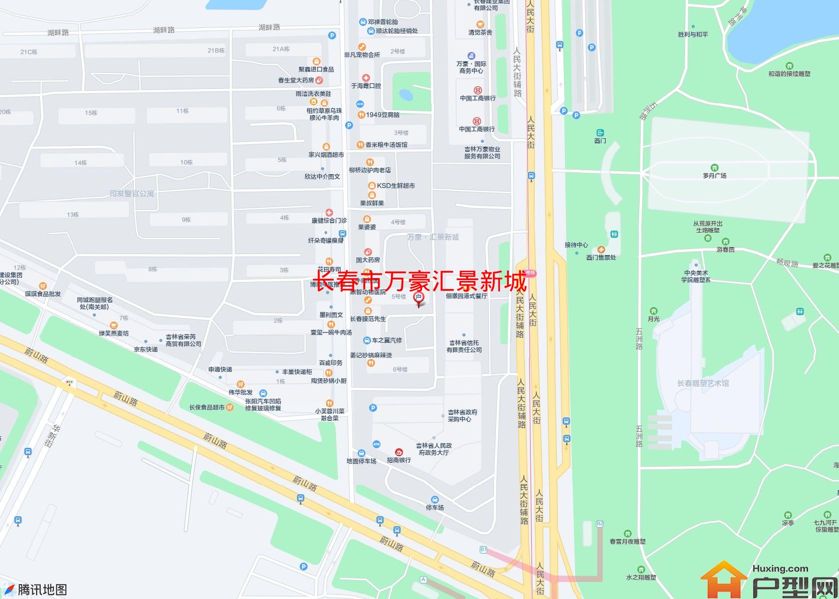 万豪汇景新城小区 - 户型网