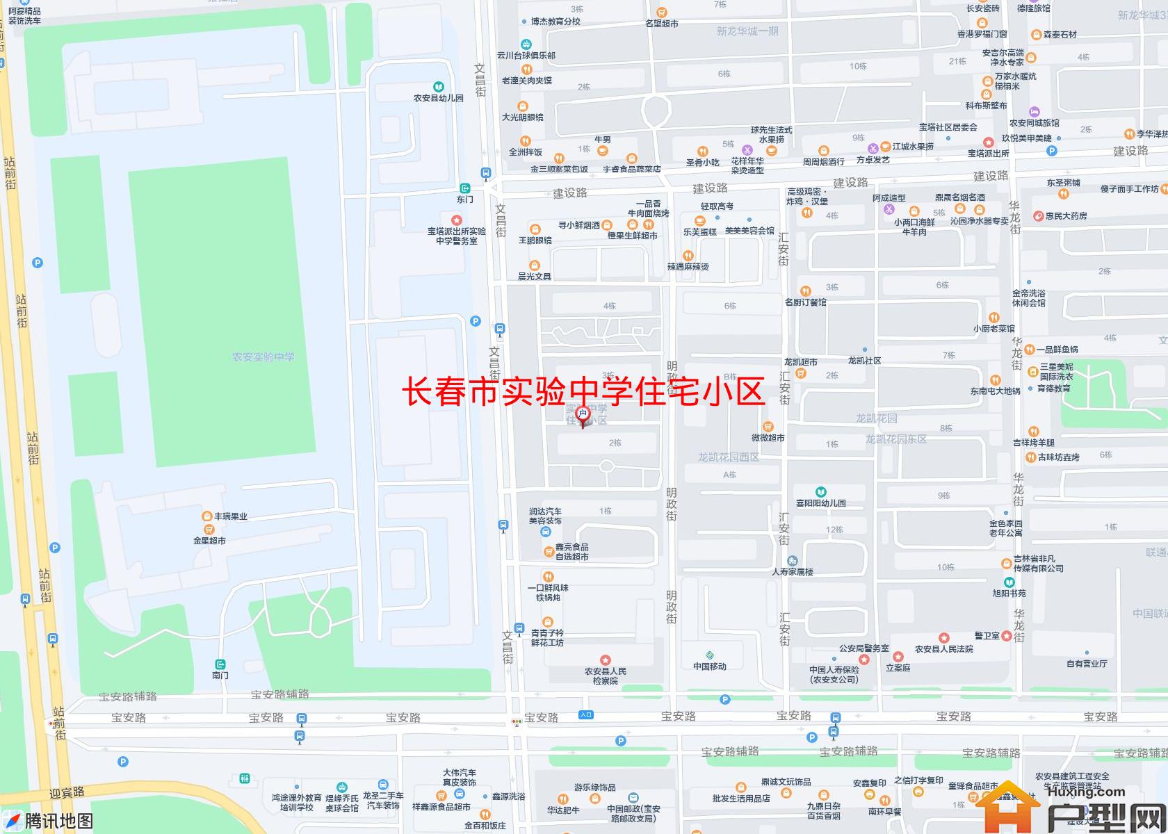 实验中学住宅小区小区 - 户型网