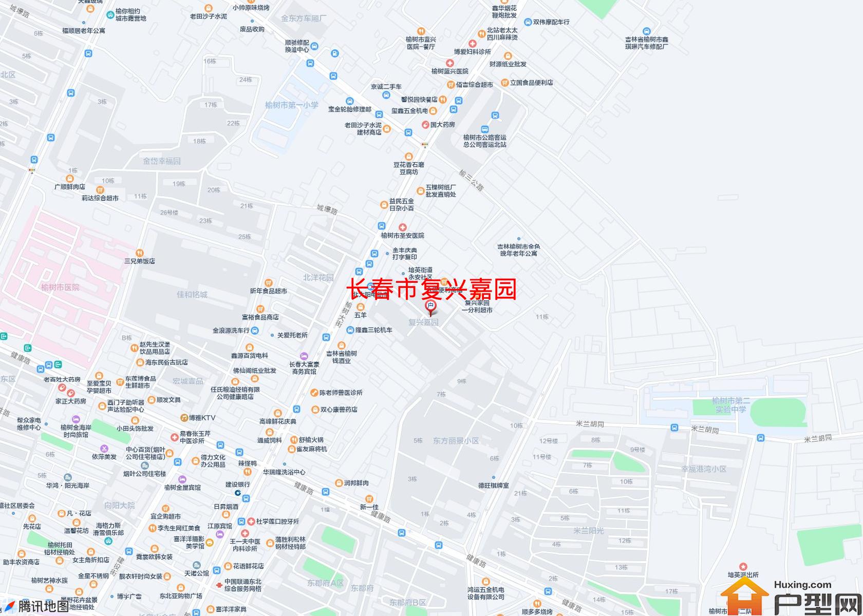 复兴嘉园小区 - 户型网