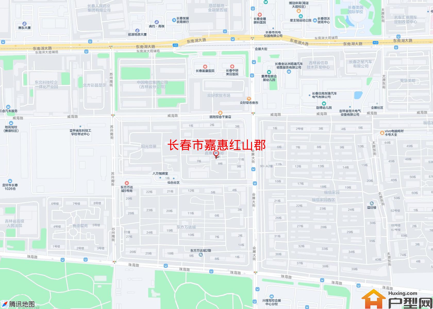 嘉惠红山郡小区 - 户型网