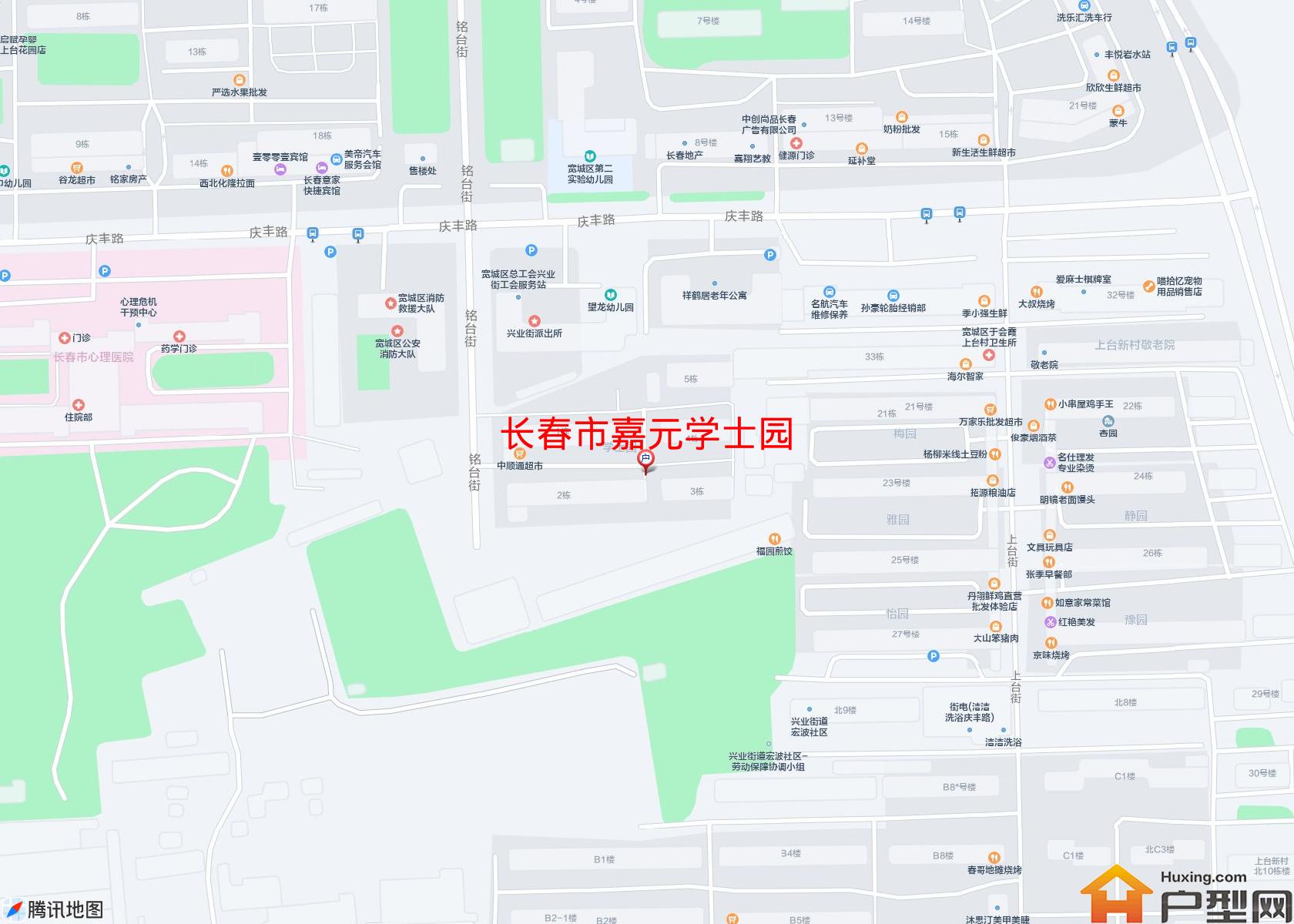 嘉元学士园小区 - 户型网
