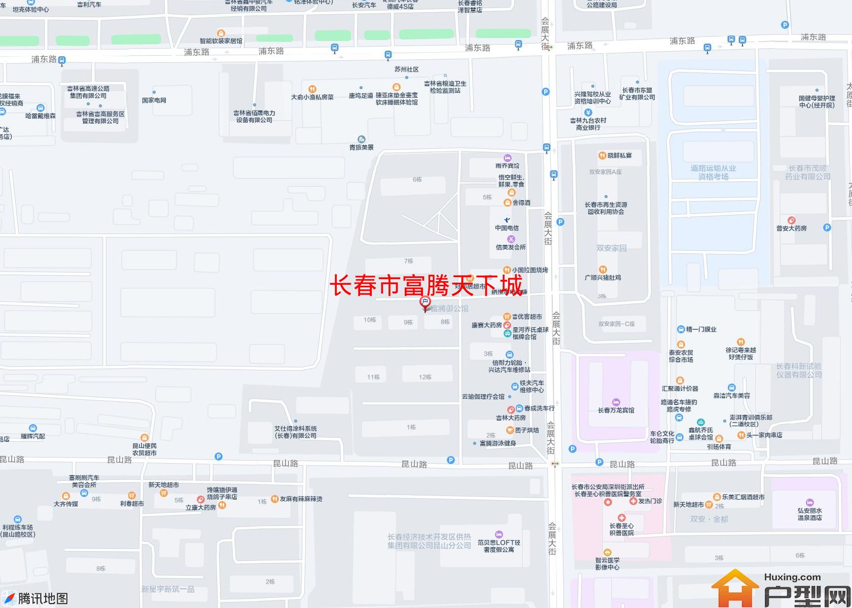 富腾天下城小区 - 户型网 富腾天下城小区 - 户型网