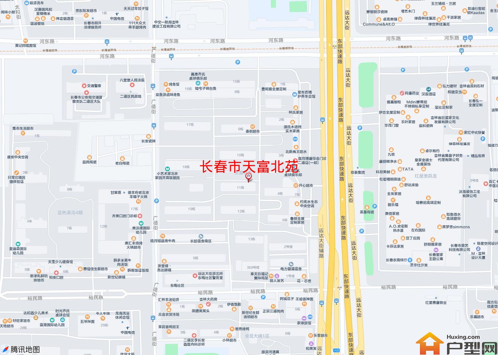 天富北苑小区 - 户型网