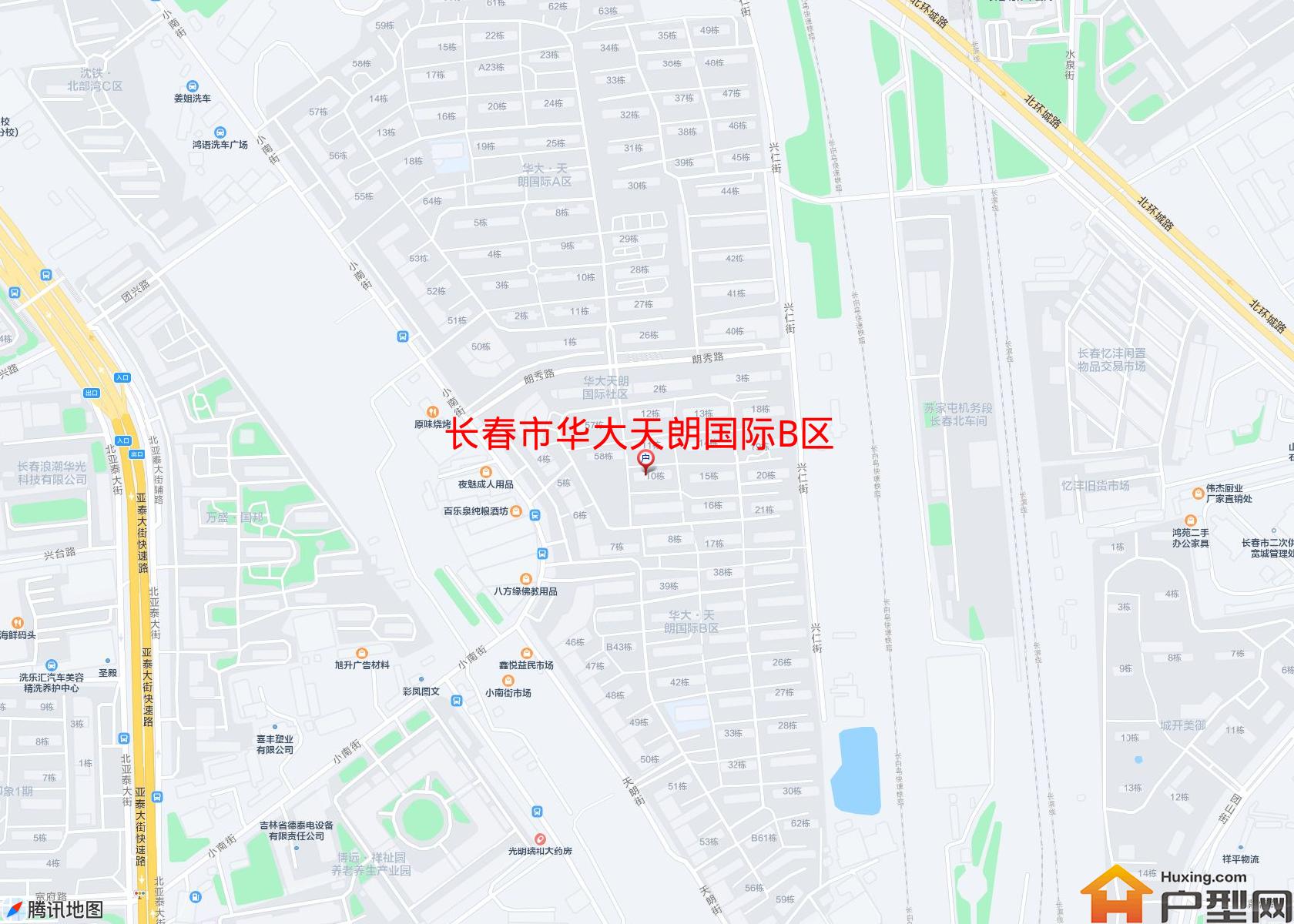 华大天朗国际B区小区 - 户型网