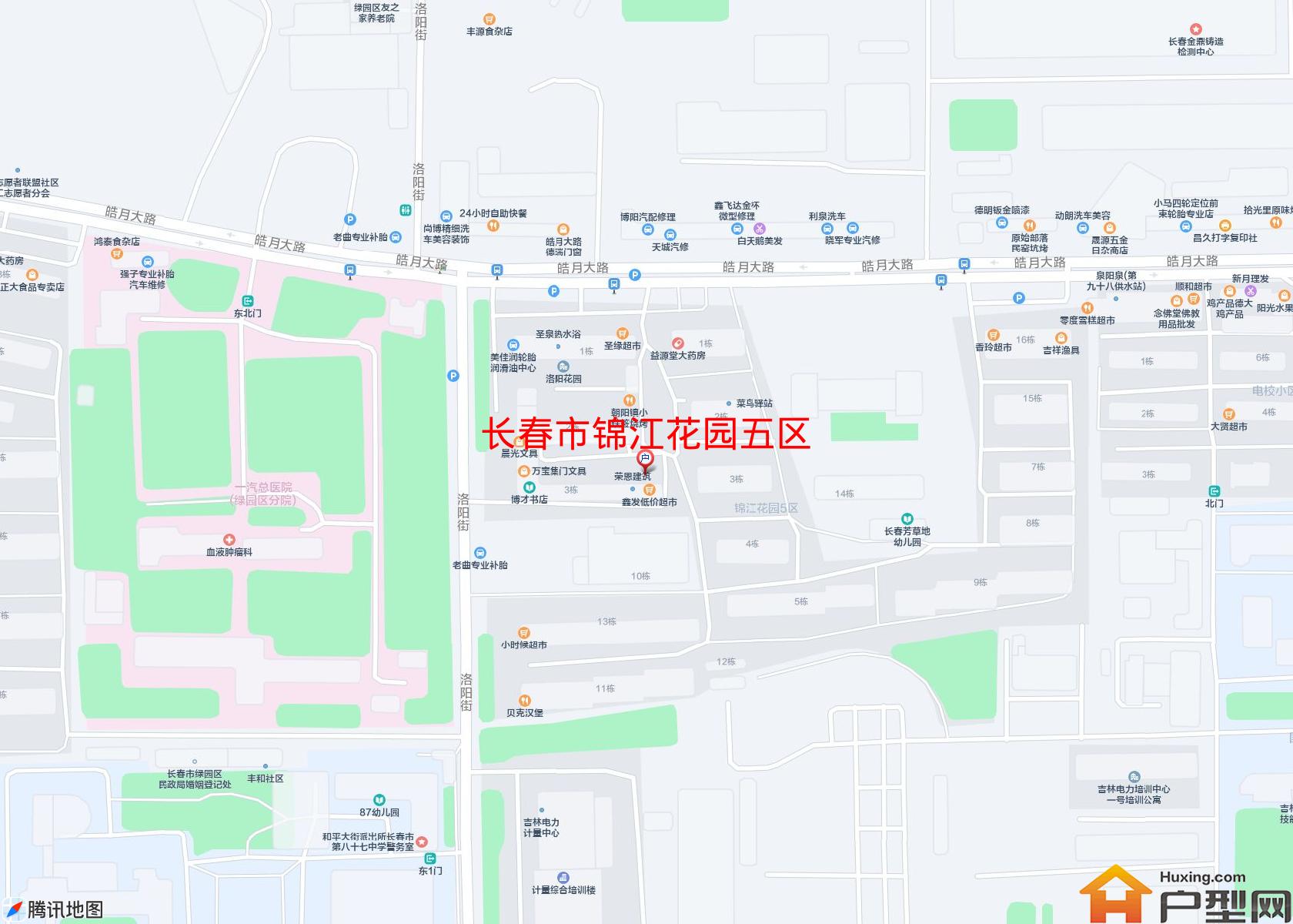 锦江花园五区小区 - 户型网