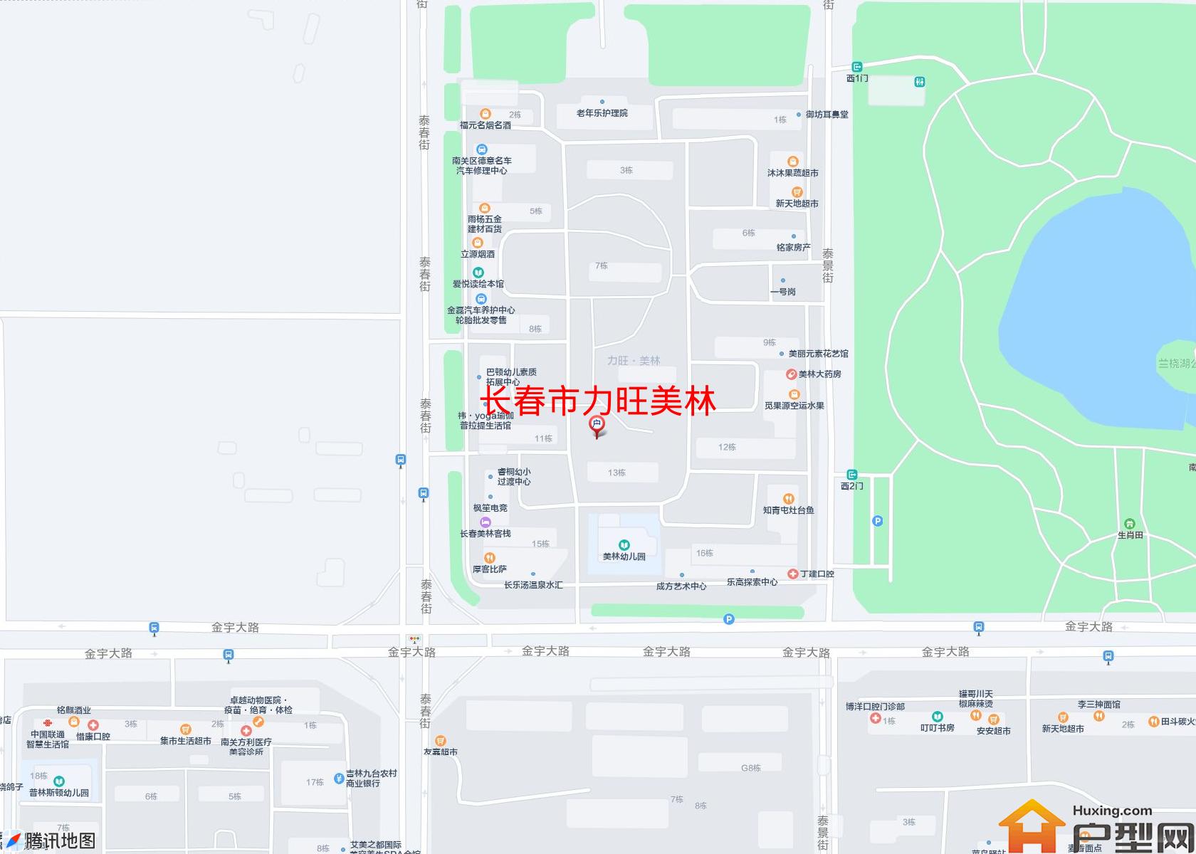 力旺美林小区 - 户型网 力旺美林小区 - 户型网