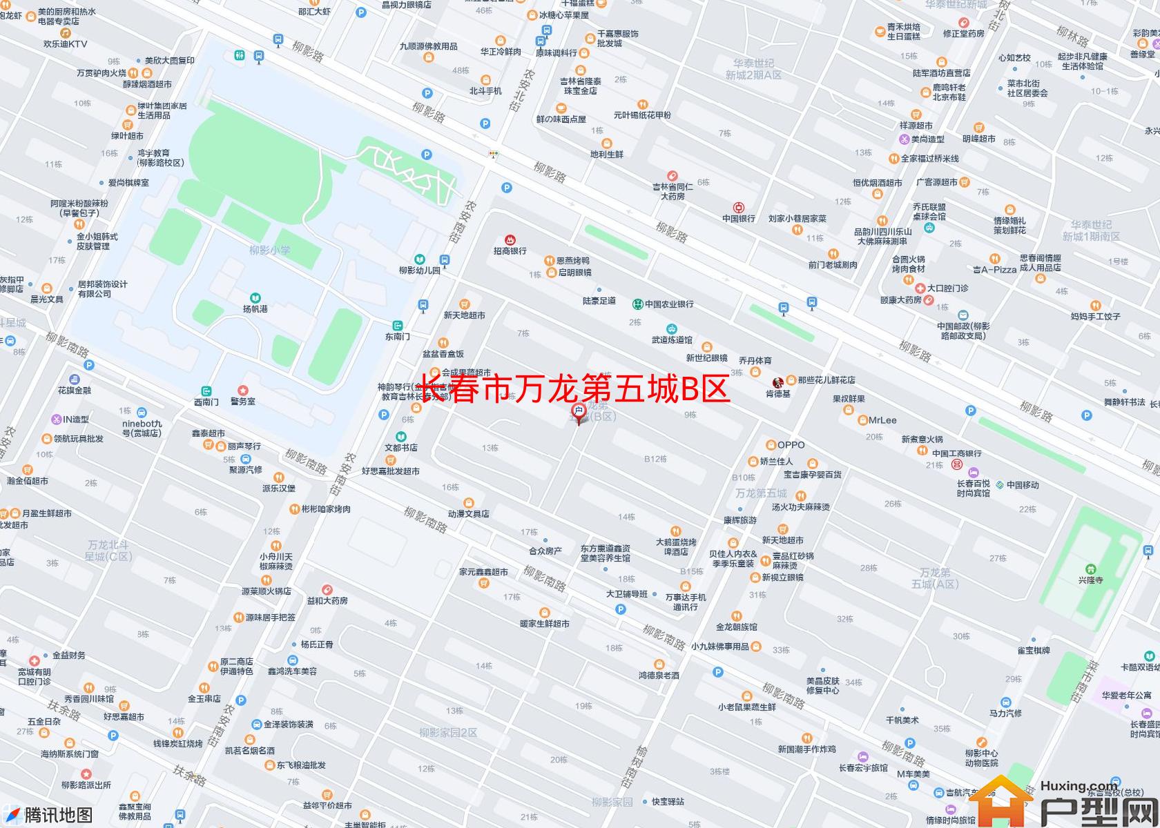 万龙第五城B区小区 - 户型网 万龙第五城B区小区 - 户型网