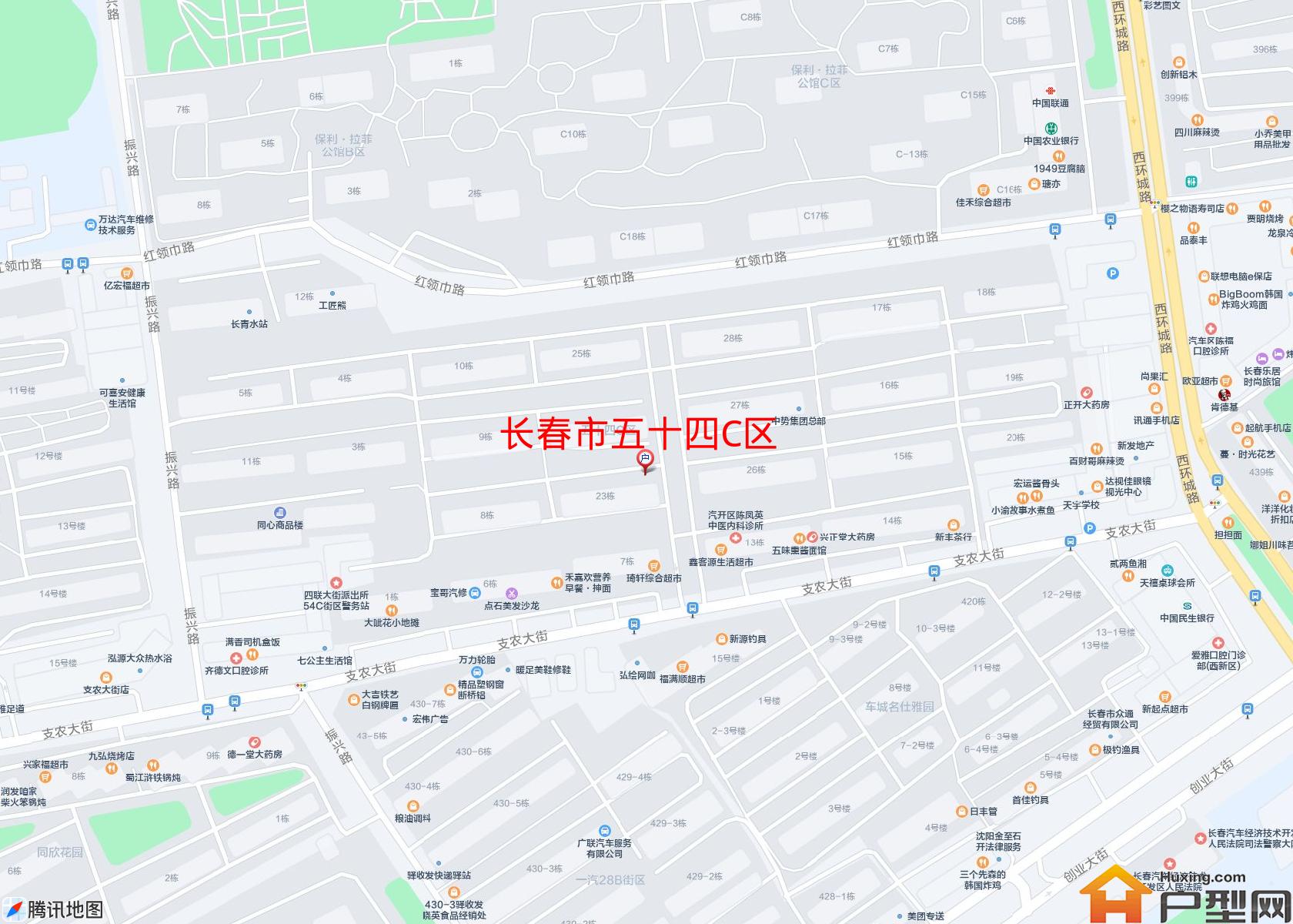 五十四C区小区 - 户型网