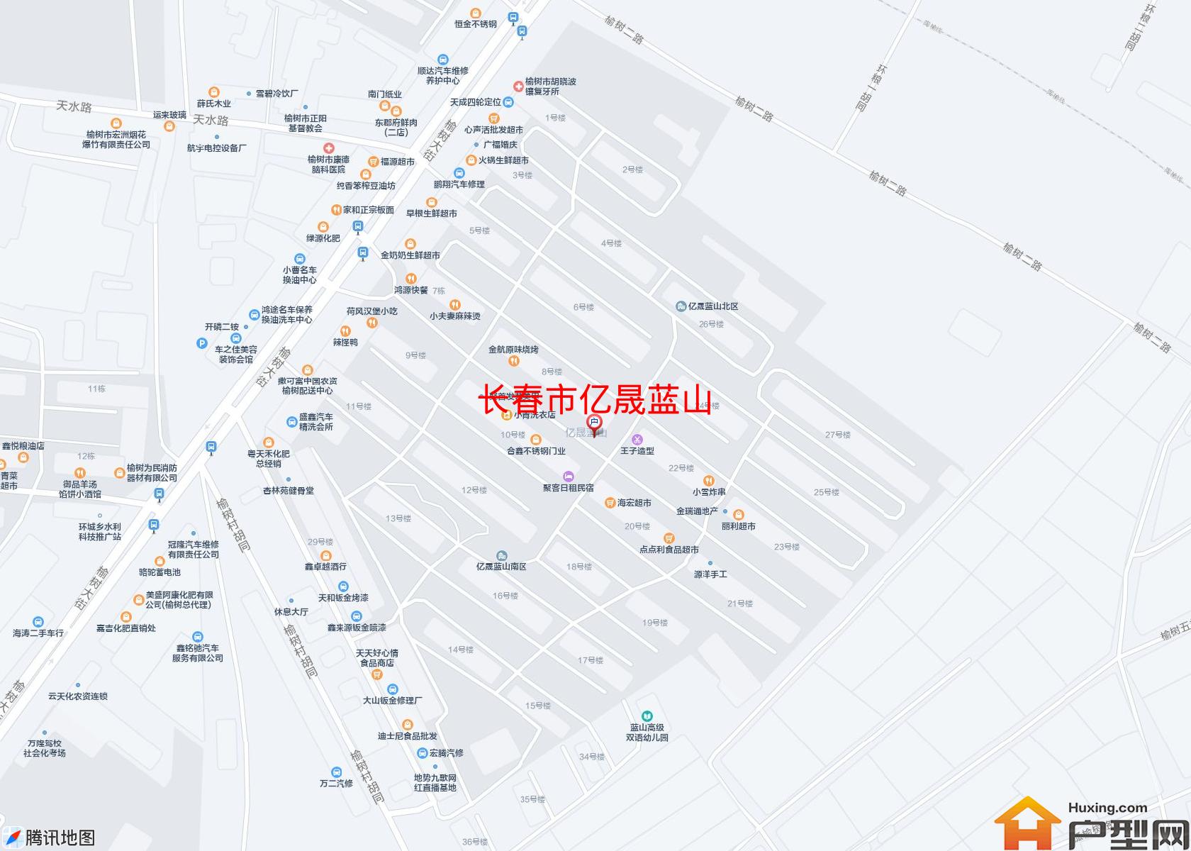 亿晟蓝山小区 - 户型网