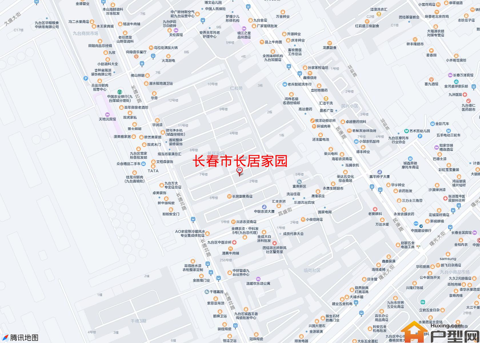 长居家园小区 - 户型网