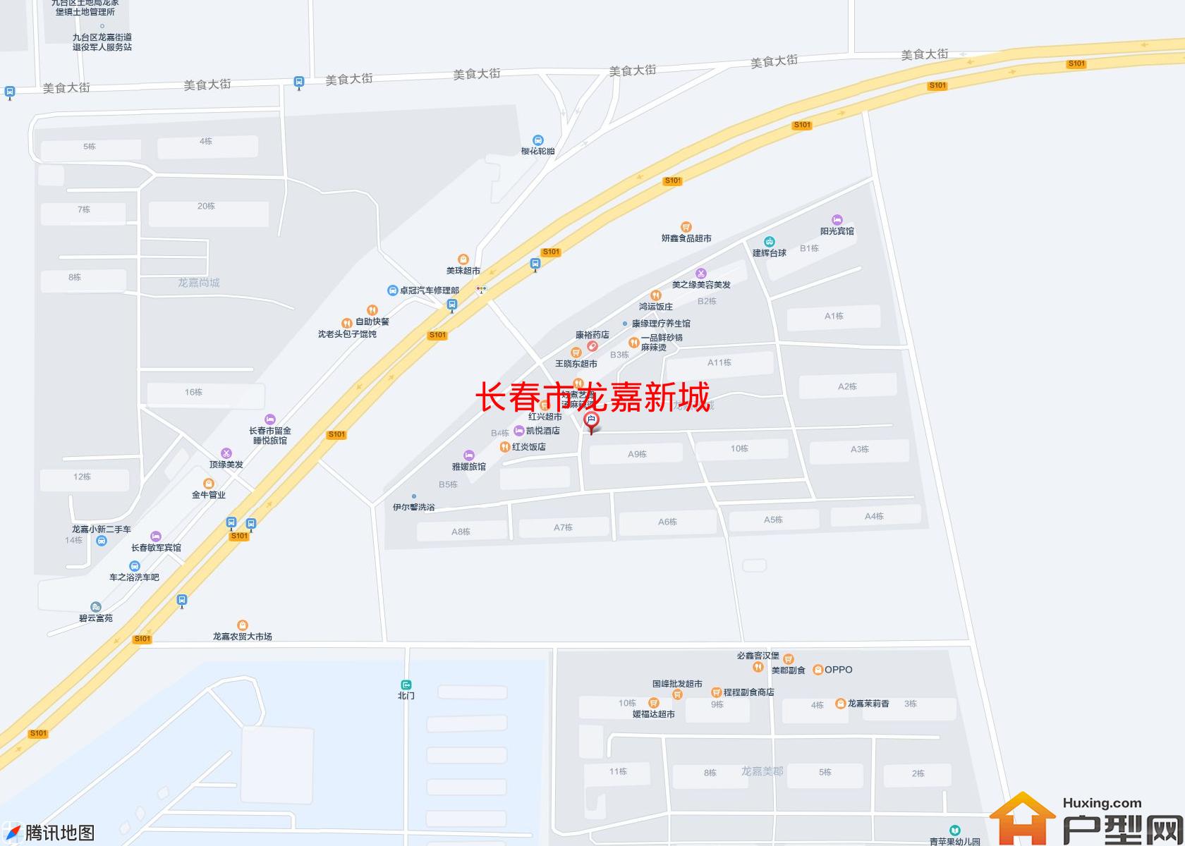 龙嘉新城小区 - 户型网