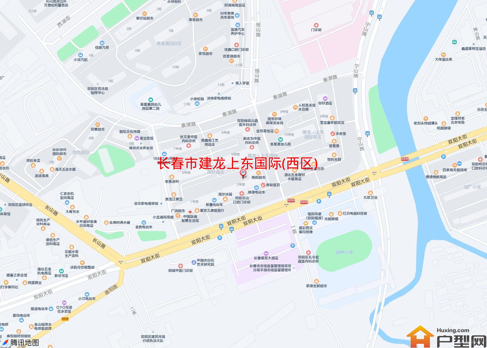 建龙上东国际(西区)小区 - 户型网