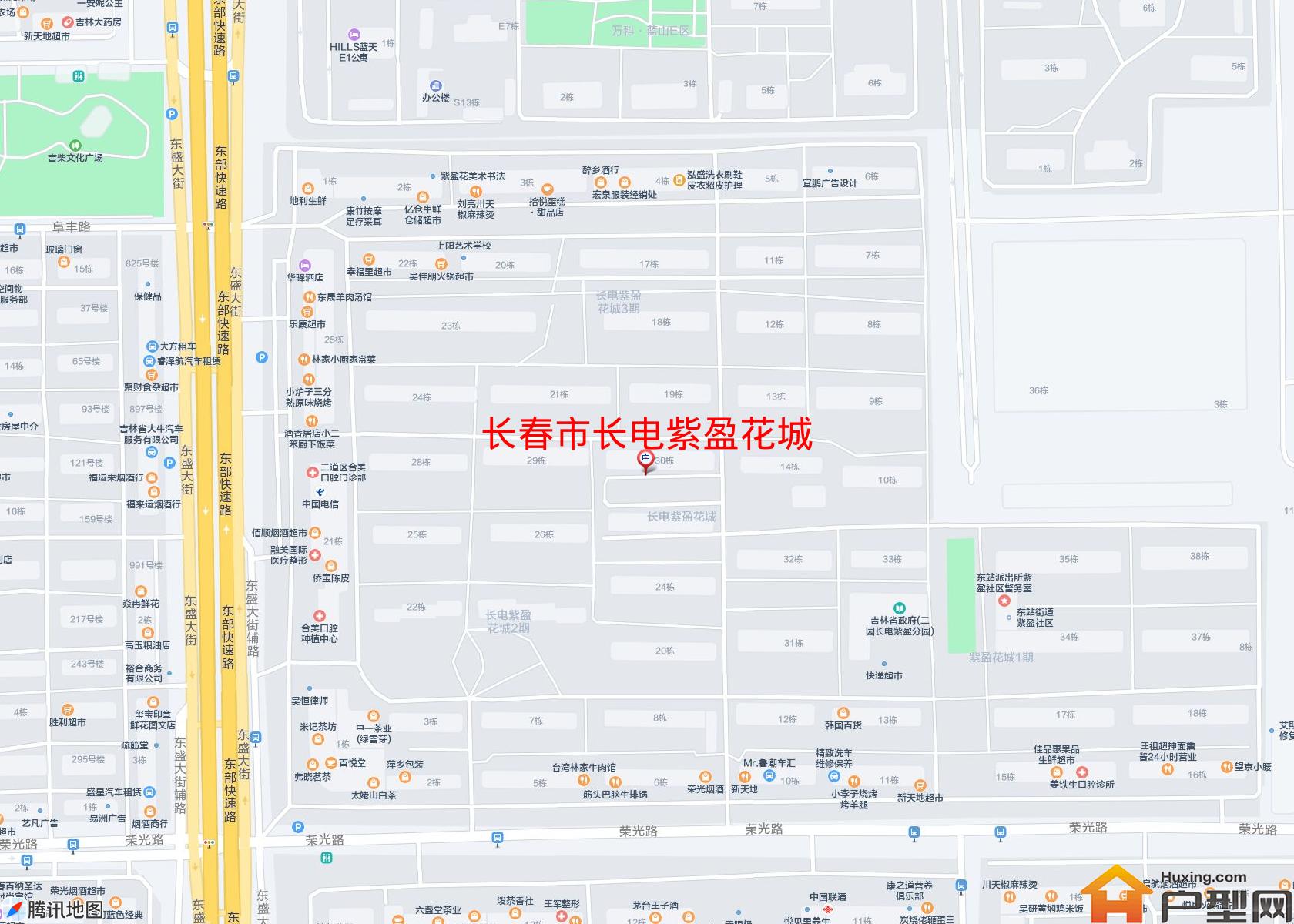 长电紫盈花城小区 - 户型网