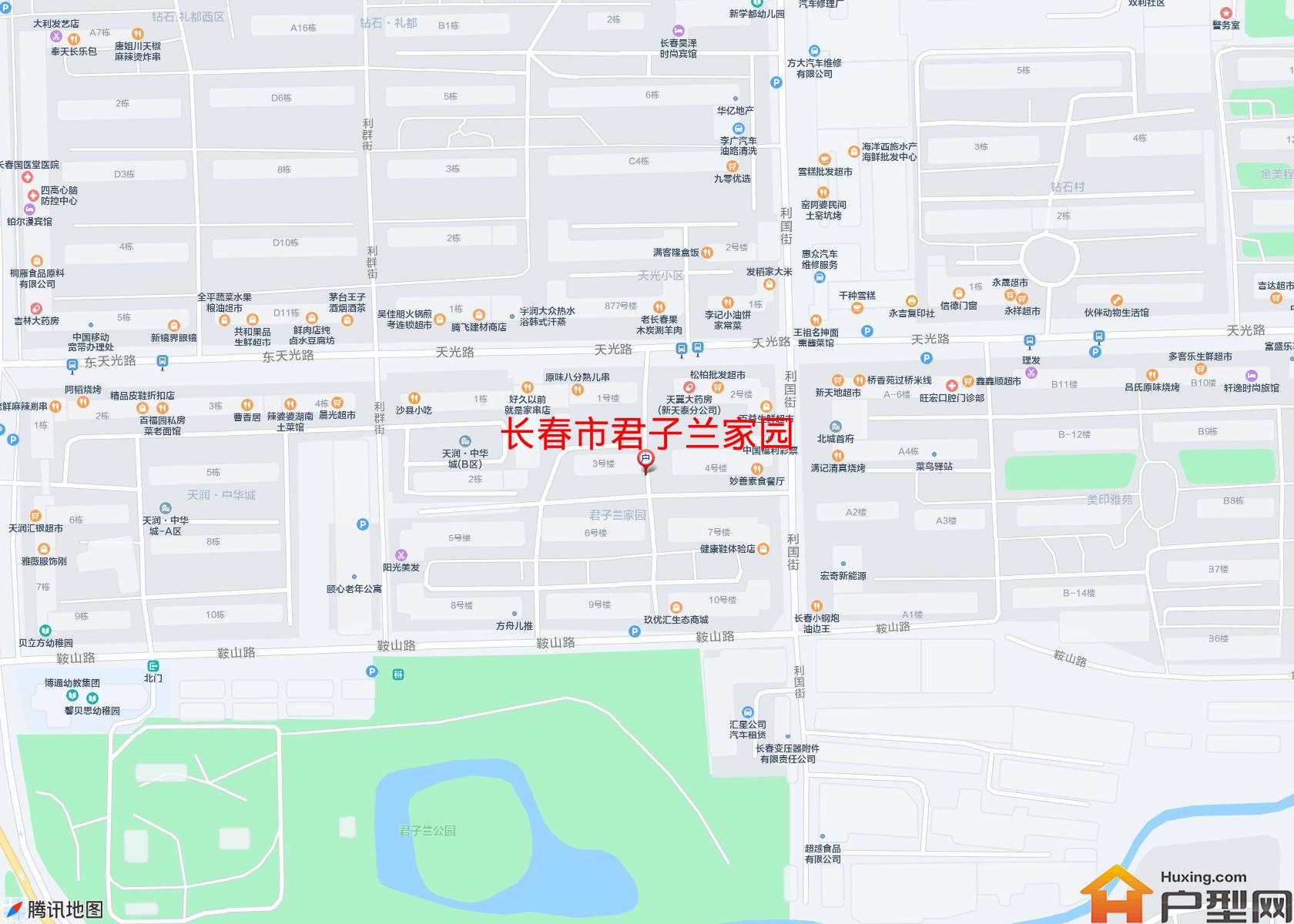 君子兰家园小区 - 户型网