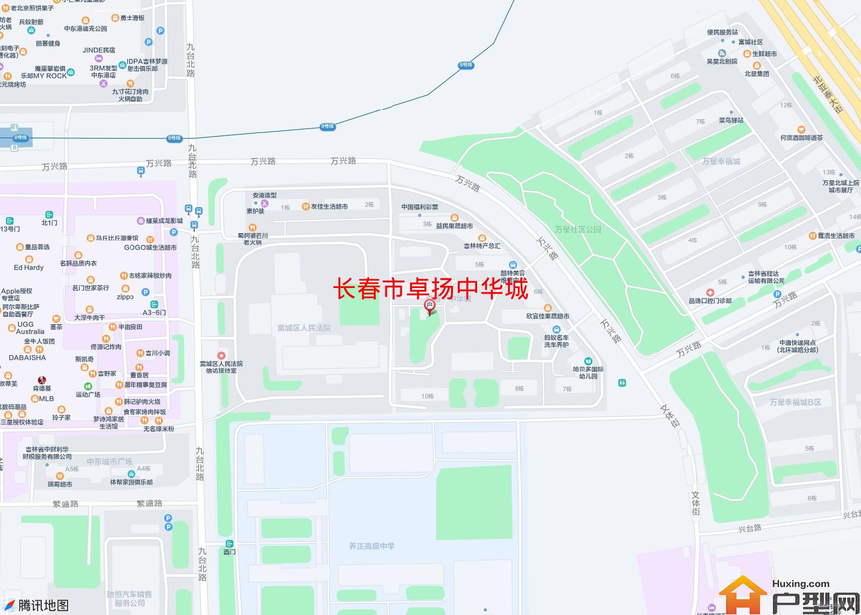卓扬中华城小区 - 户型网