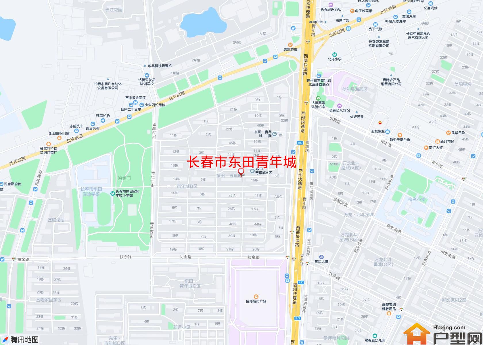 东田青年城小区 - 户型网