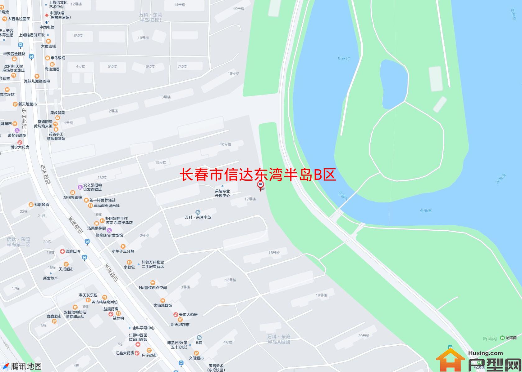 信达东湾半岛B区小区 - 户型网
