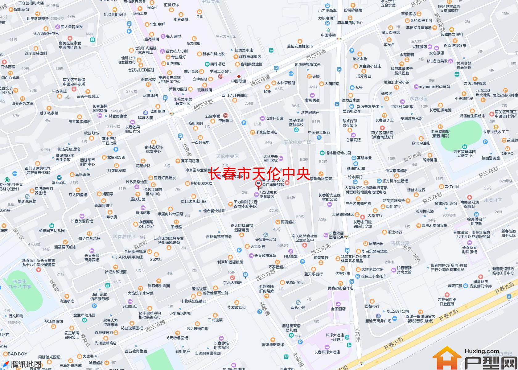 天伦中央小区 - 户型网