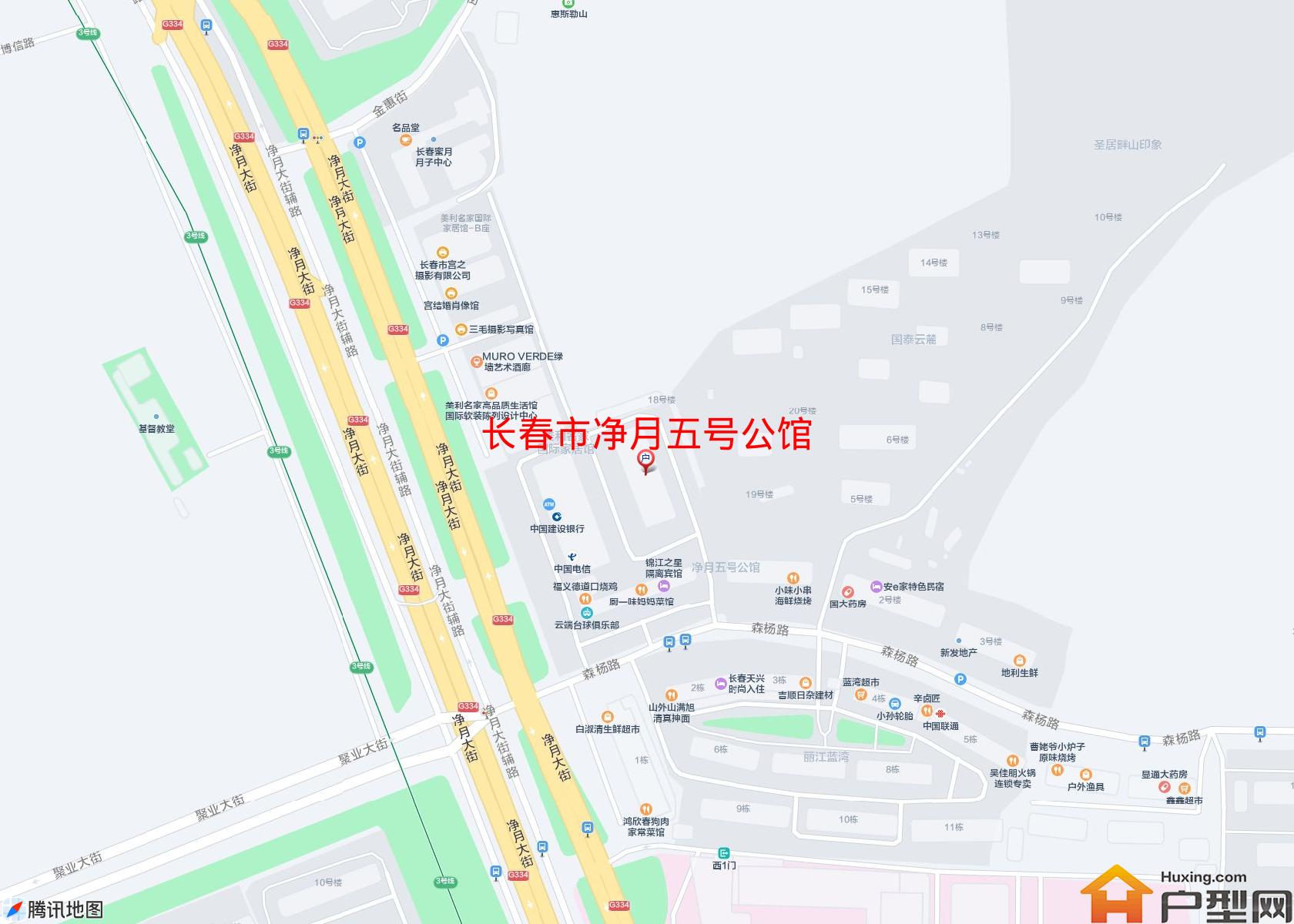 净月五号公馆小区 - 户型网