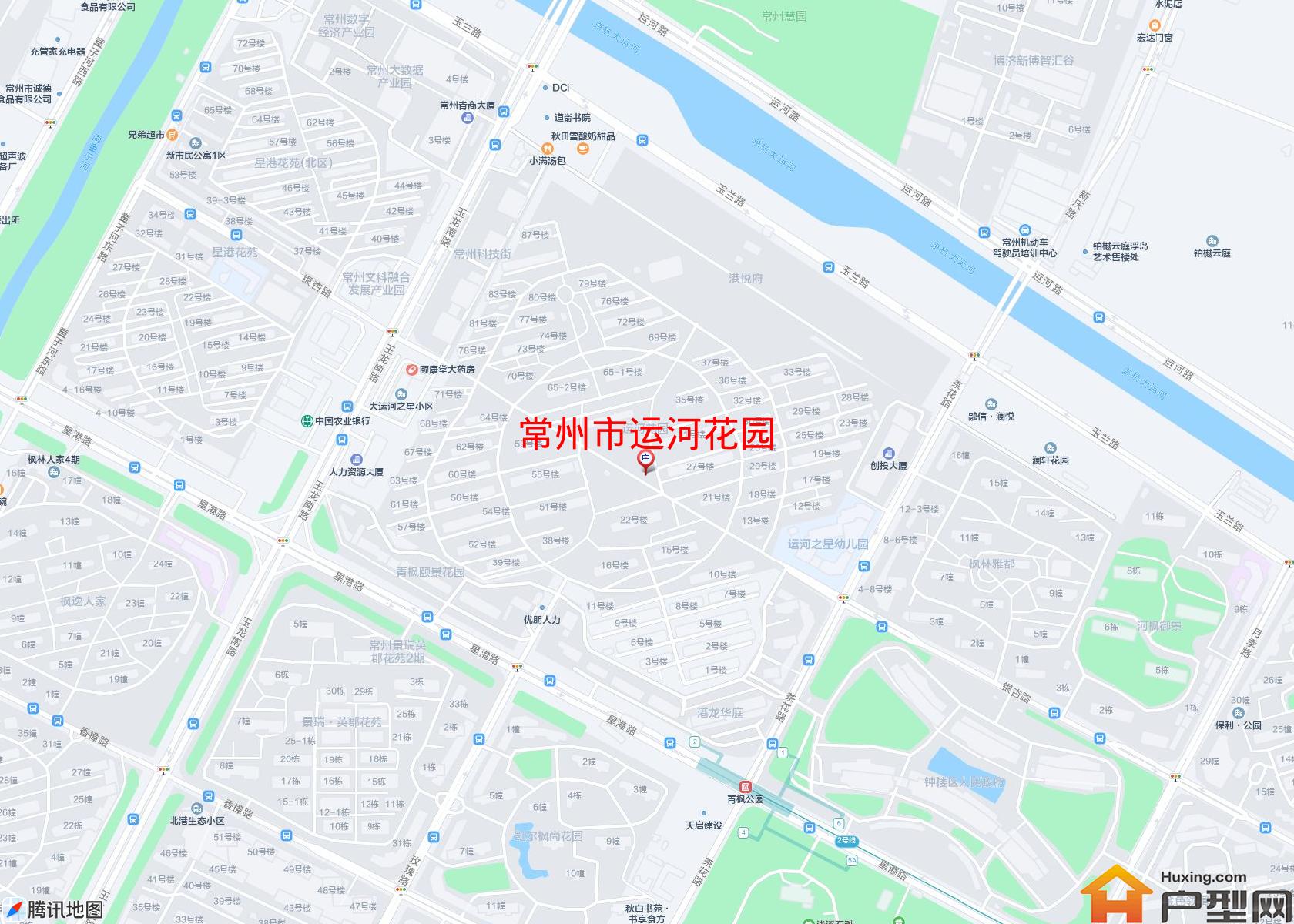 运河花园小区 - 户型网