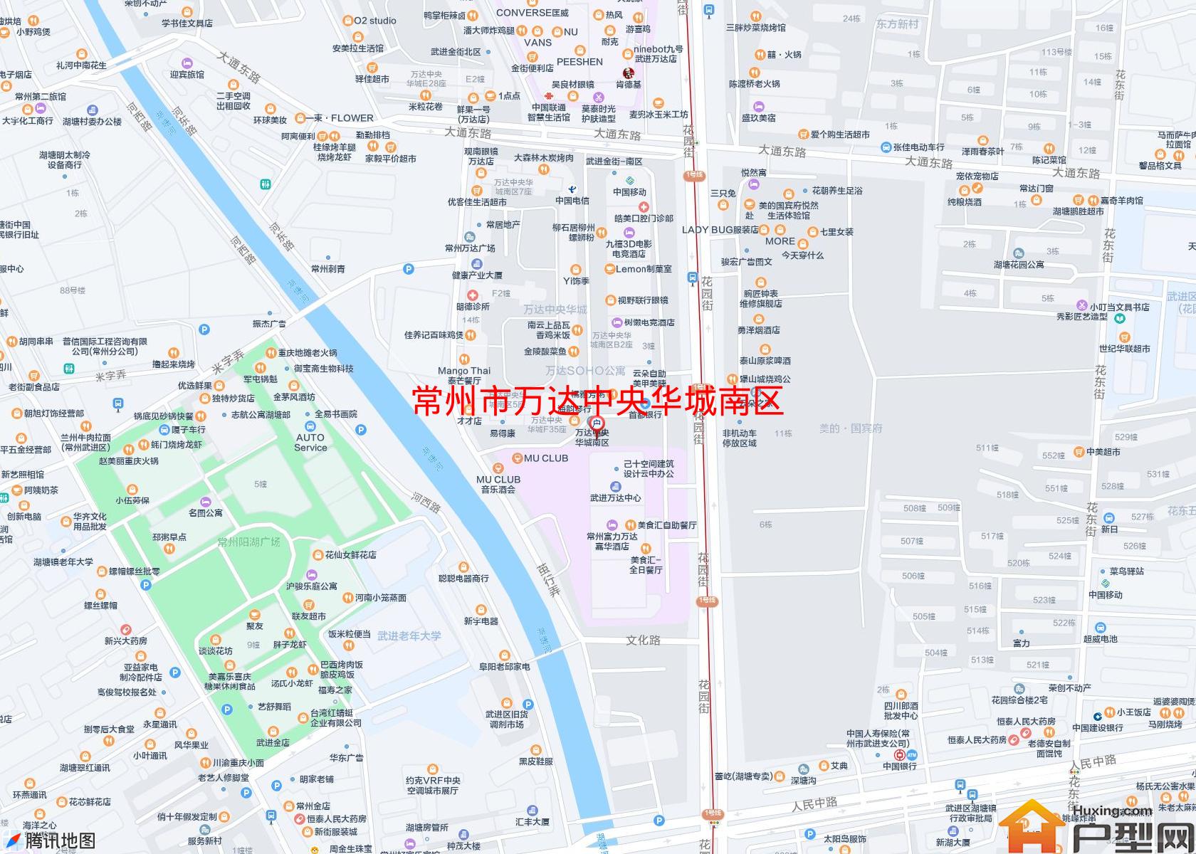 万达中央华城南区小区 - 户型网