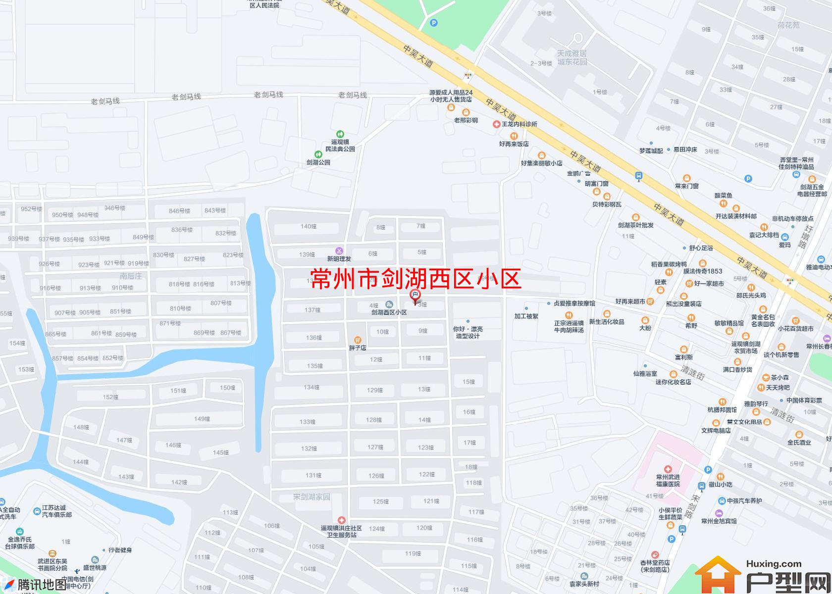 剑湖西区小区小区 - 户型网