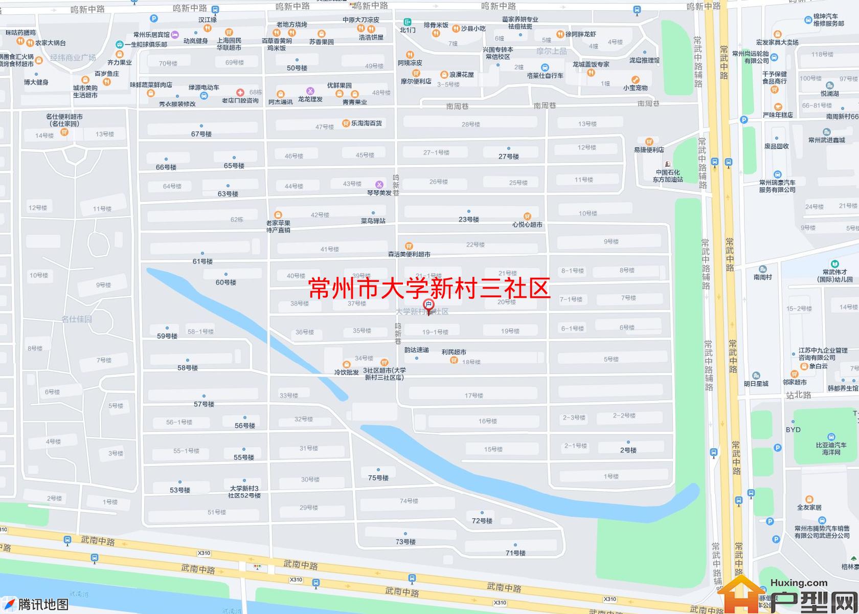 大学新村三社区小区 - 户型网