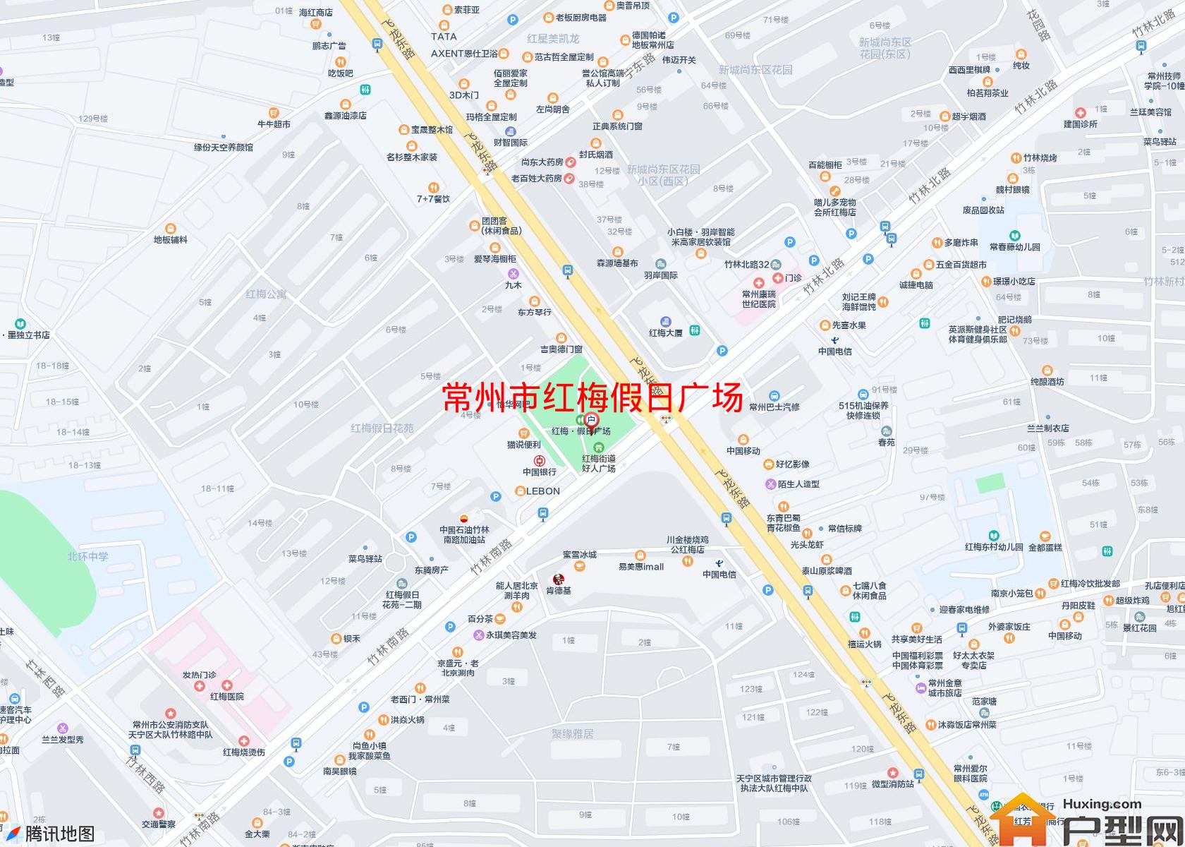 红梅假日广场小区 - 户型网