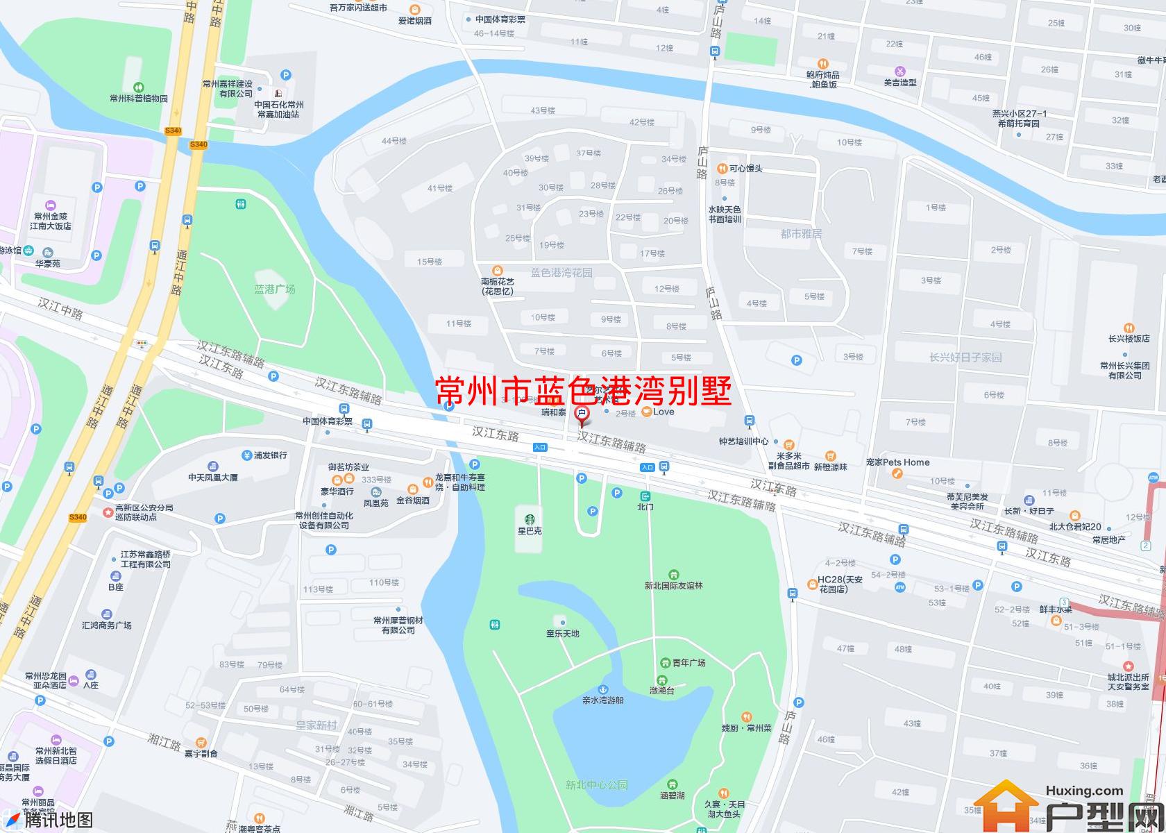 蓝色港湾别墅小区 - 户型网