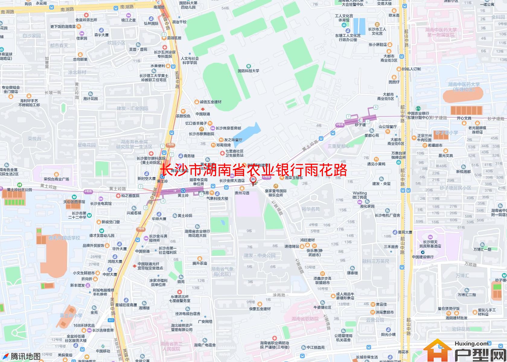 湖南省农业银行雨花路大院小区 - 户型网