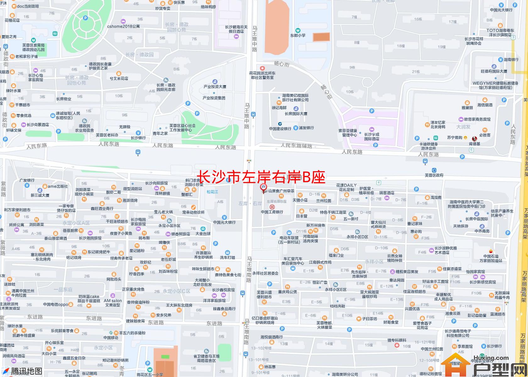 左岸右岸B座小区 - 户型网
