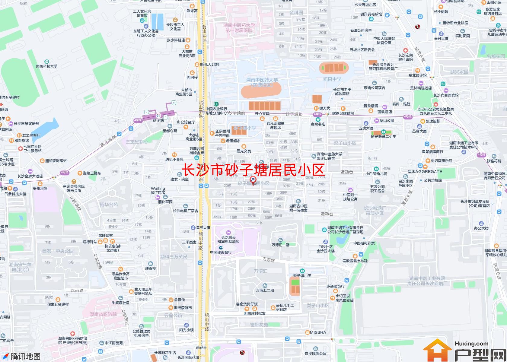 砂子塘居民小区小区 - 户型网
