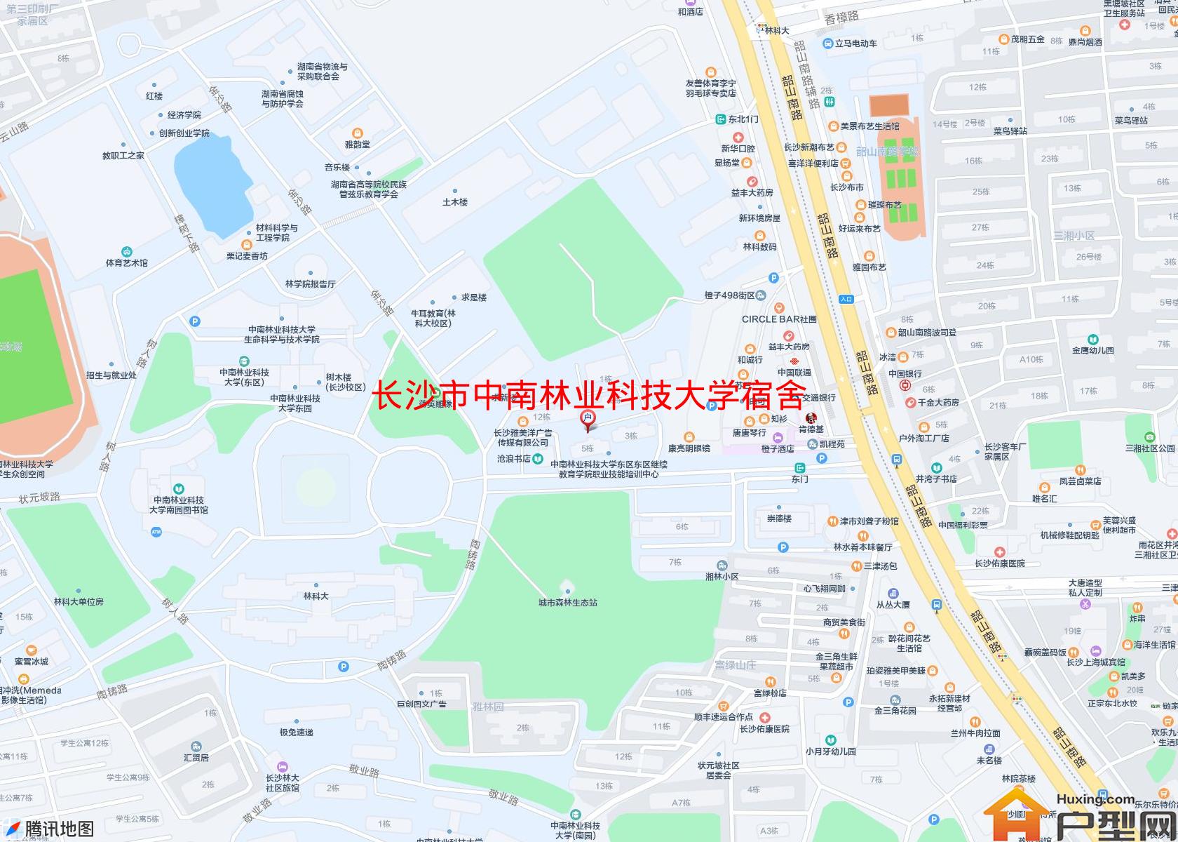 中南林业科技大学宿舍小区 - 户型网