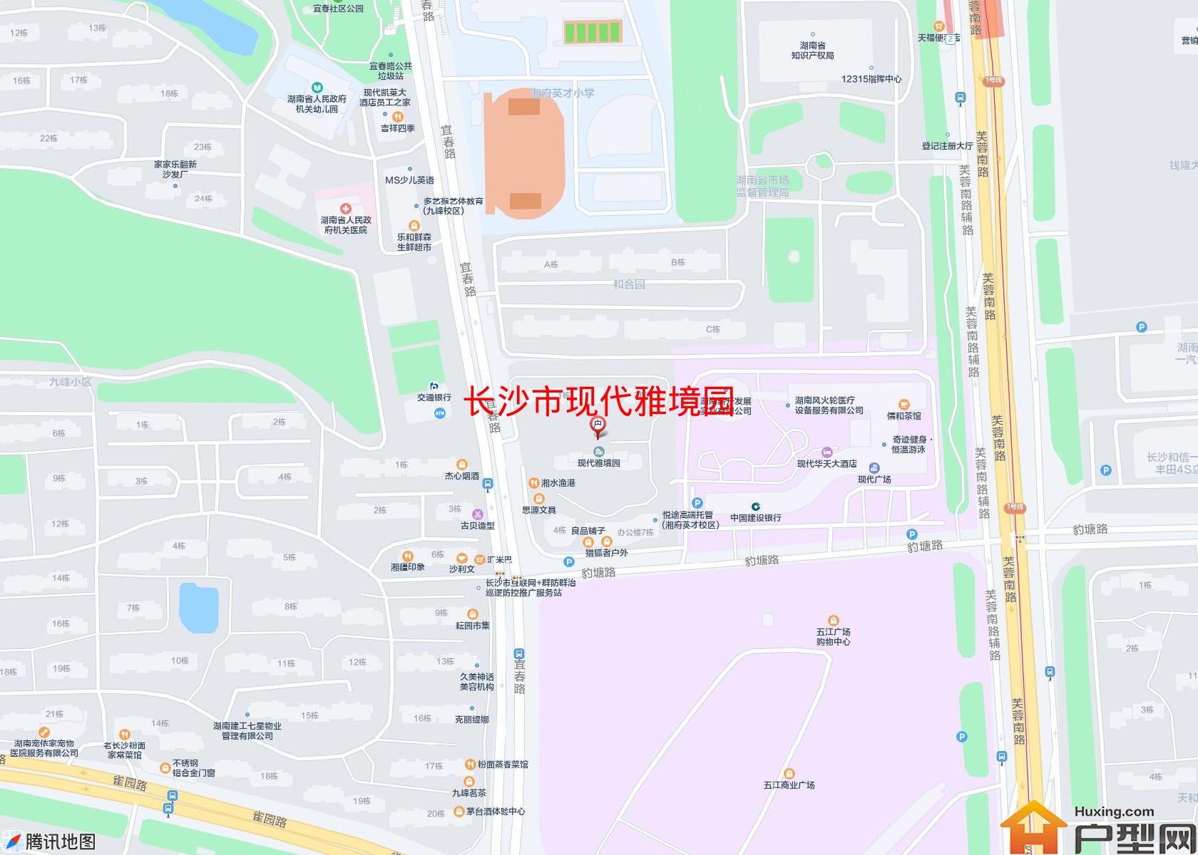 现代雅境园小区 - 户型网