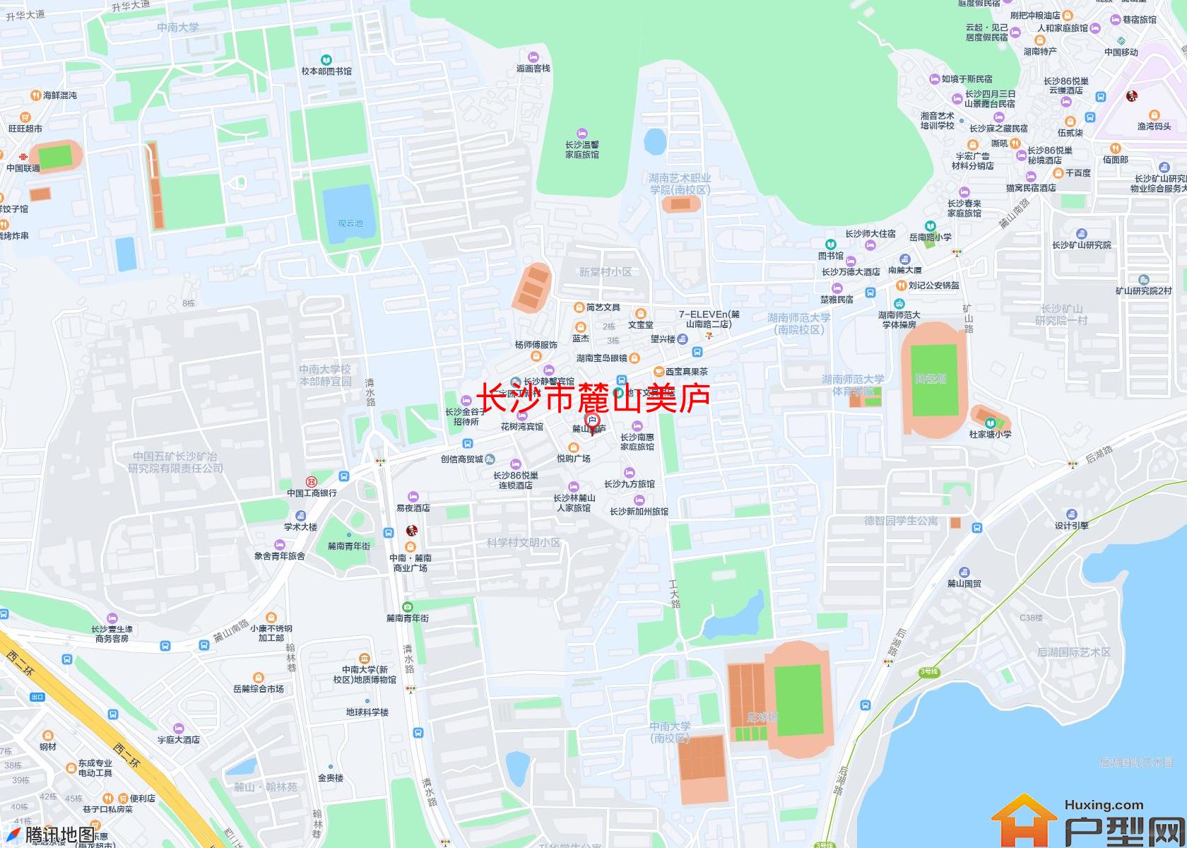 麓山美庐小区 - 户型网