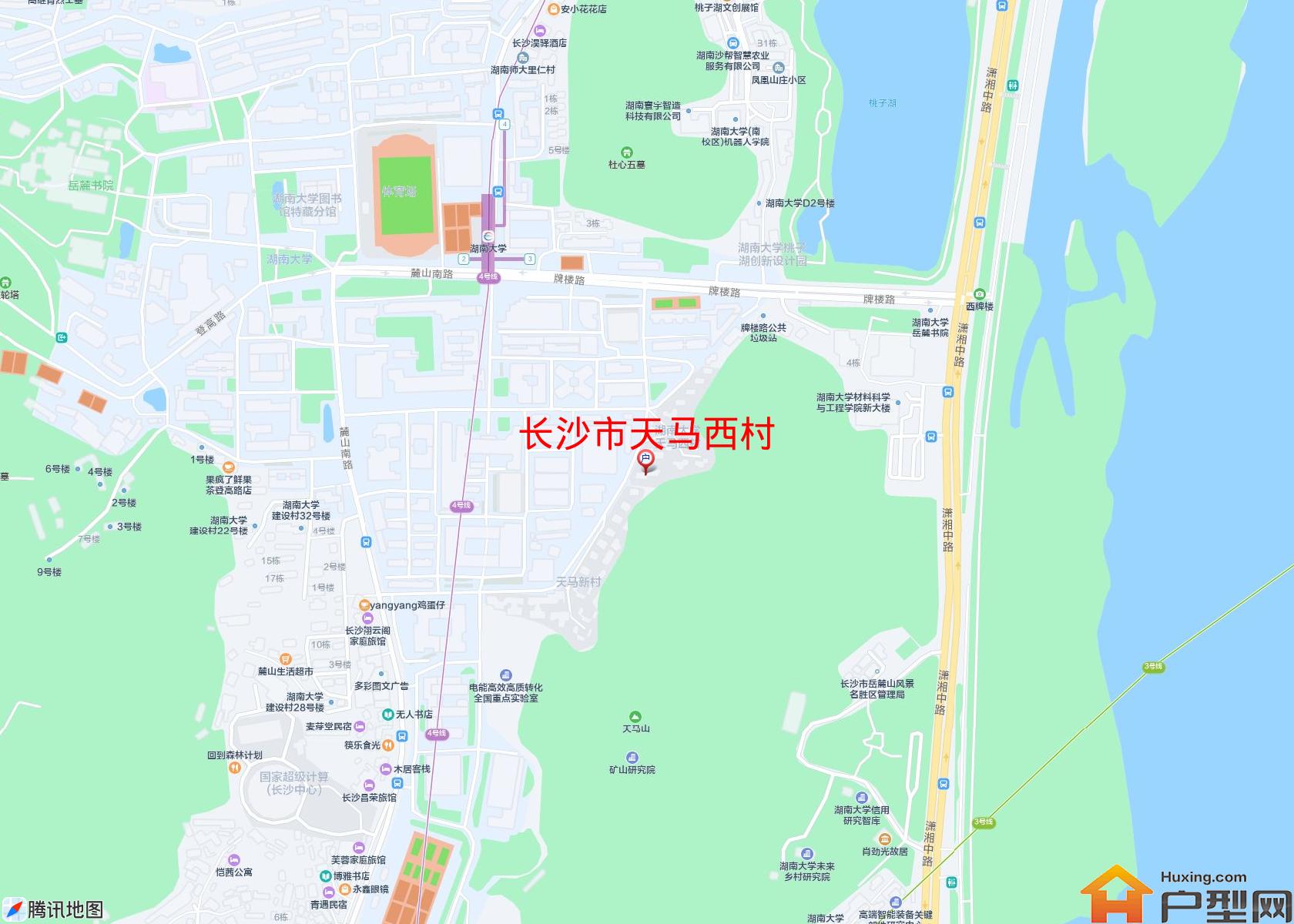 天马西村小区 - 户型网