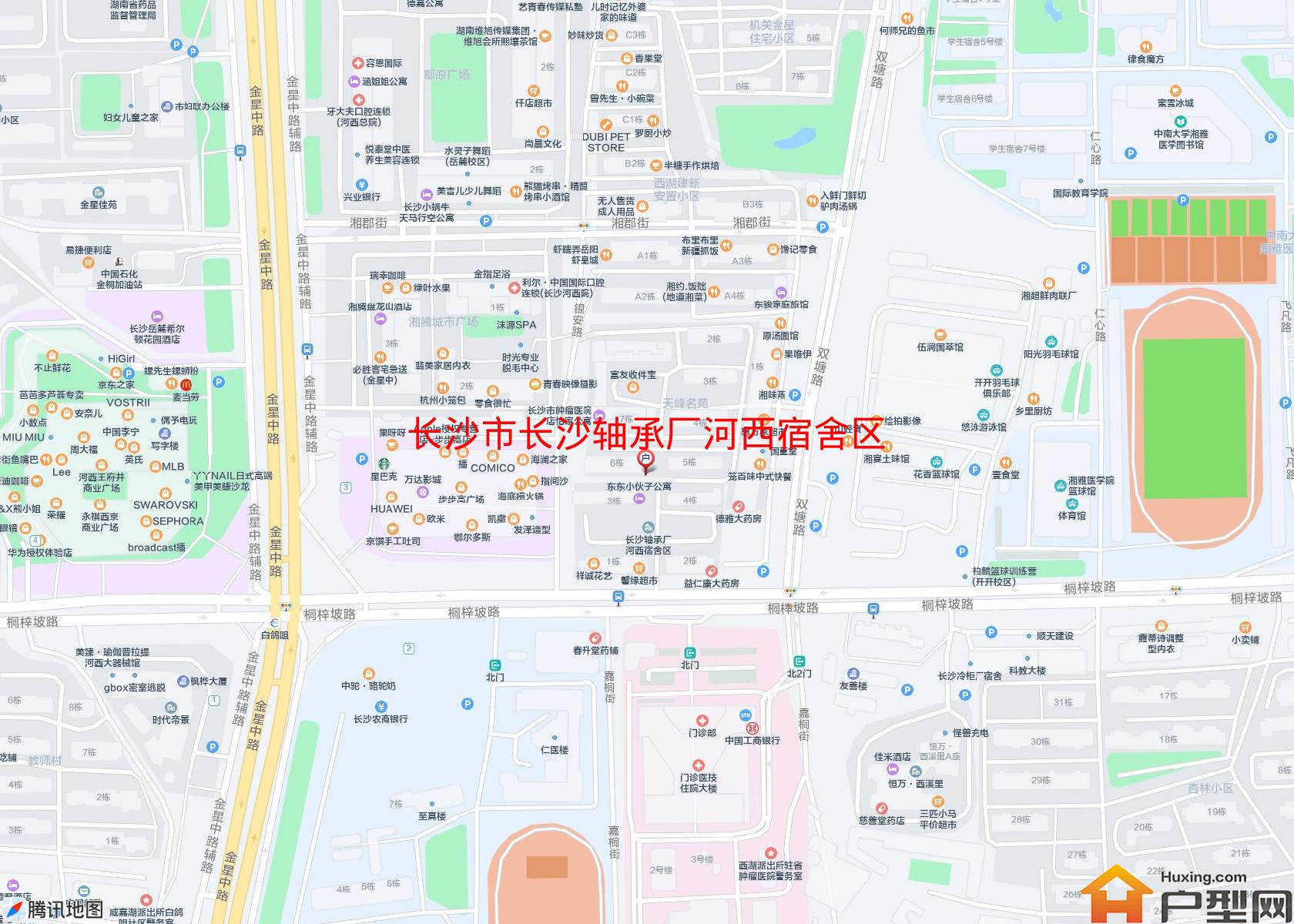 长沙轴承厂河西宿舍区小区 - 户型网