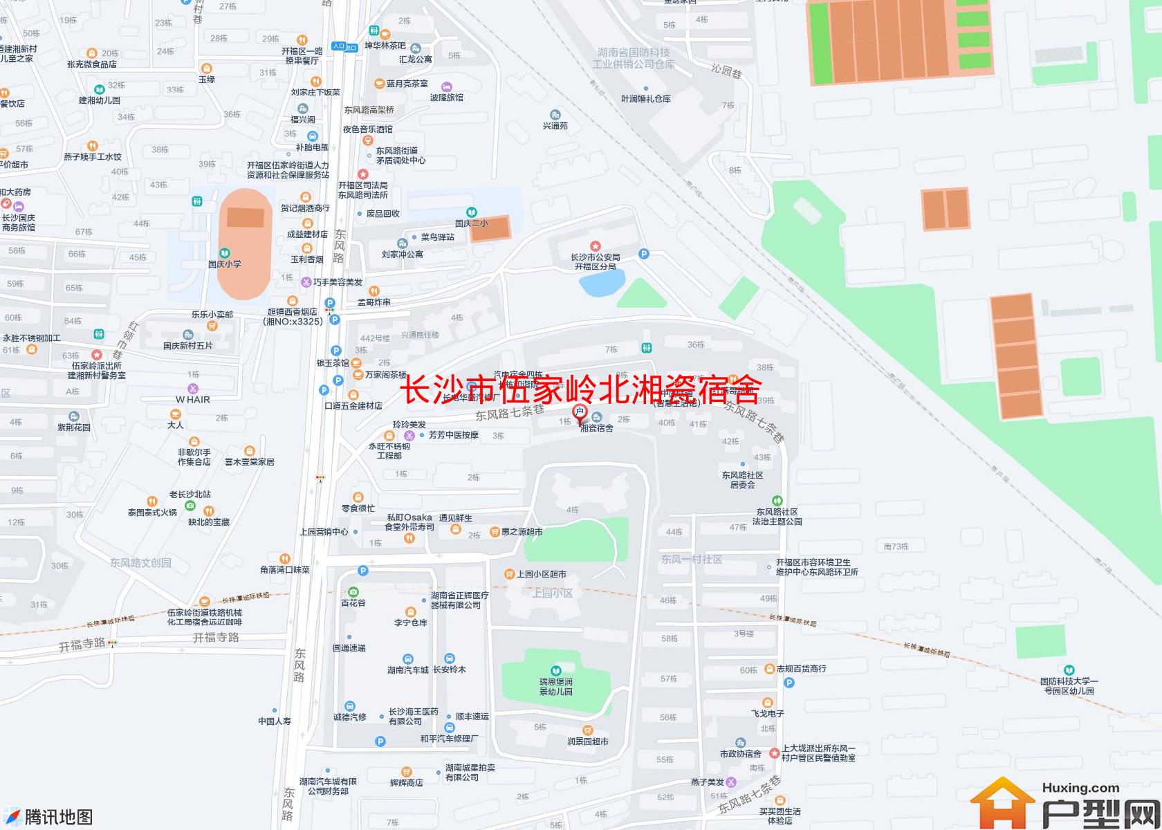 伍家岭北湘瓷宿舍小区 - 户型网