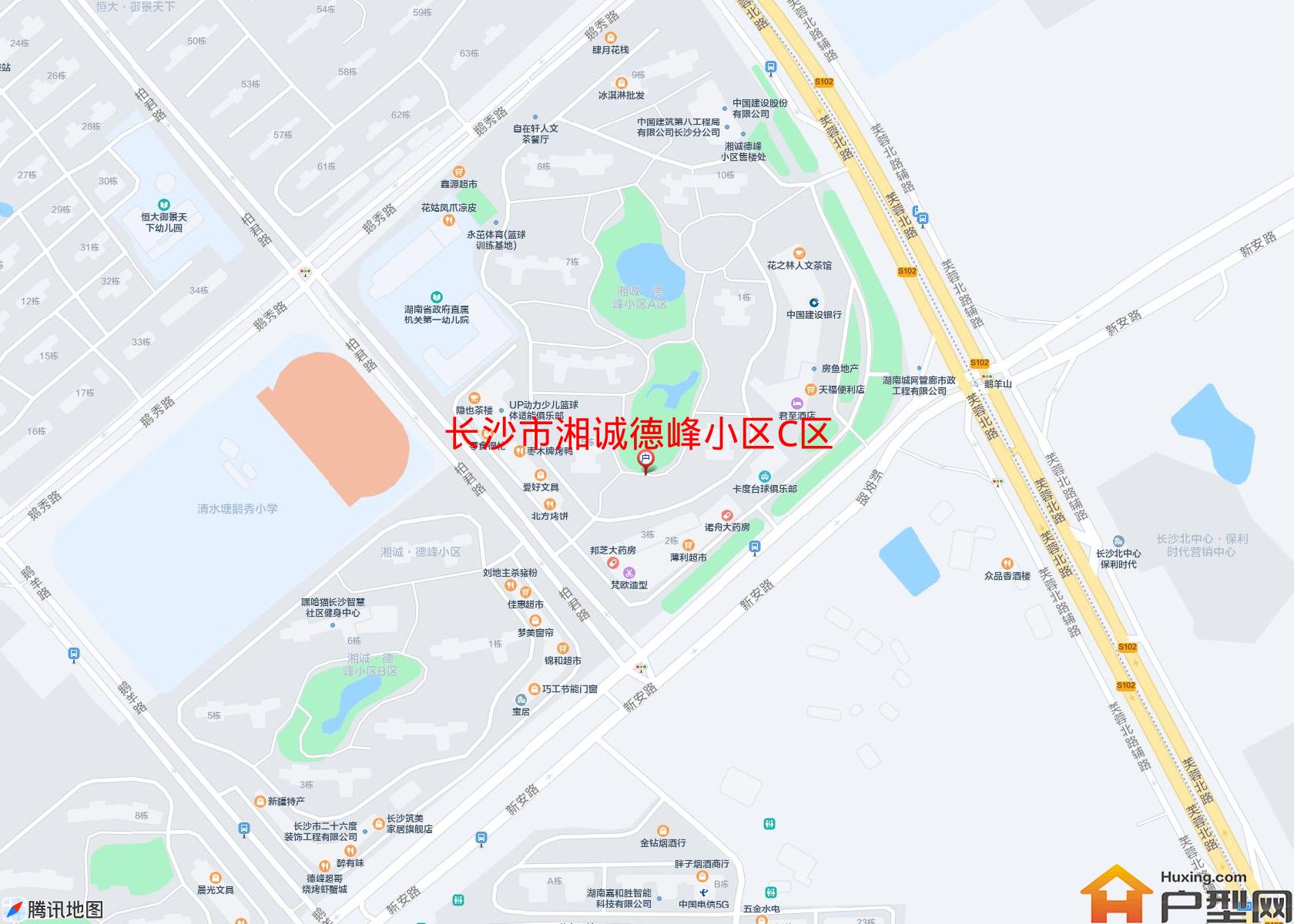 湘诚德峰小区C区小区 - 户型网