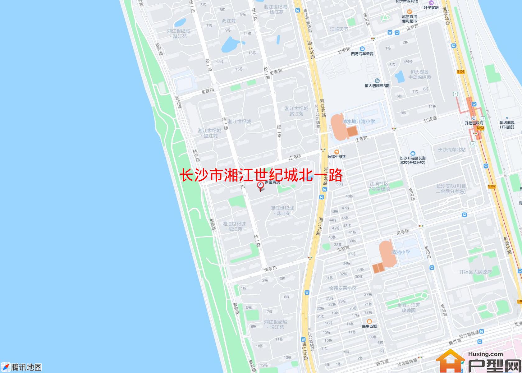 湘江世纪城北一路小区 - 户型网