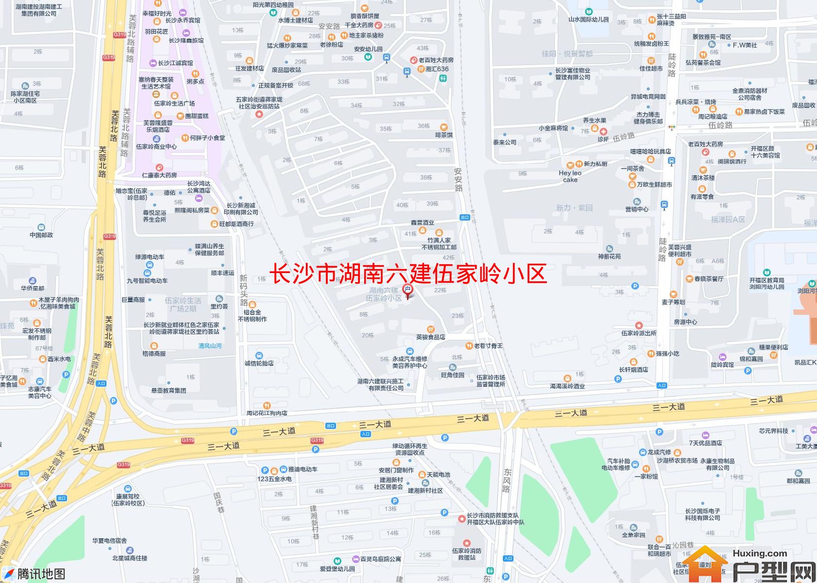 湖南六建伍家岭小区小区 - 户型网